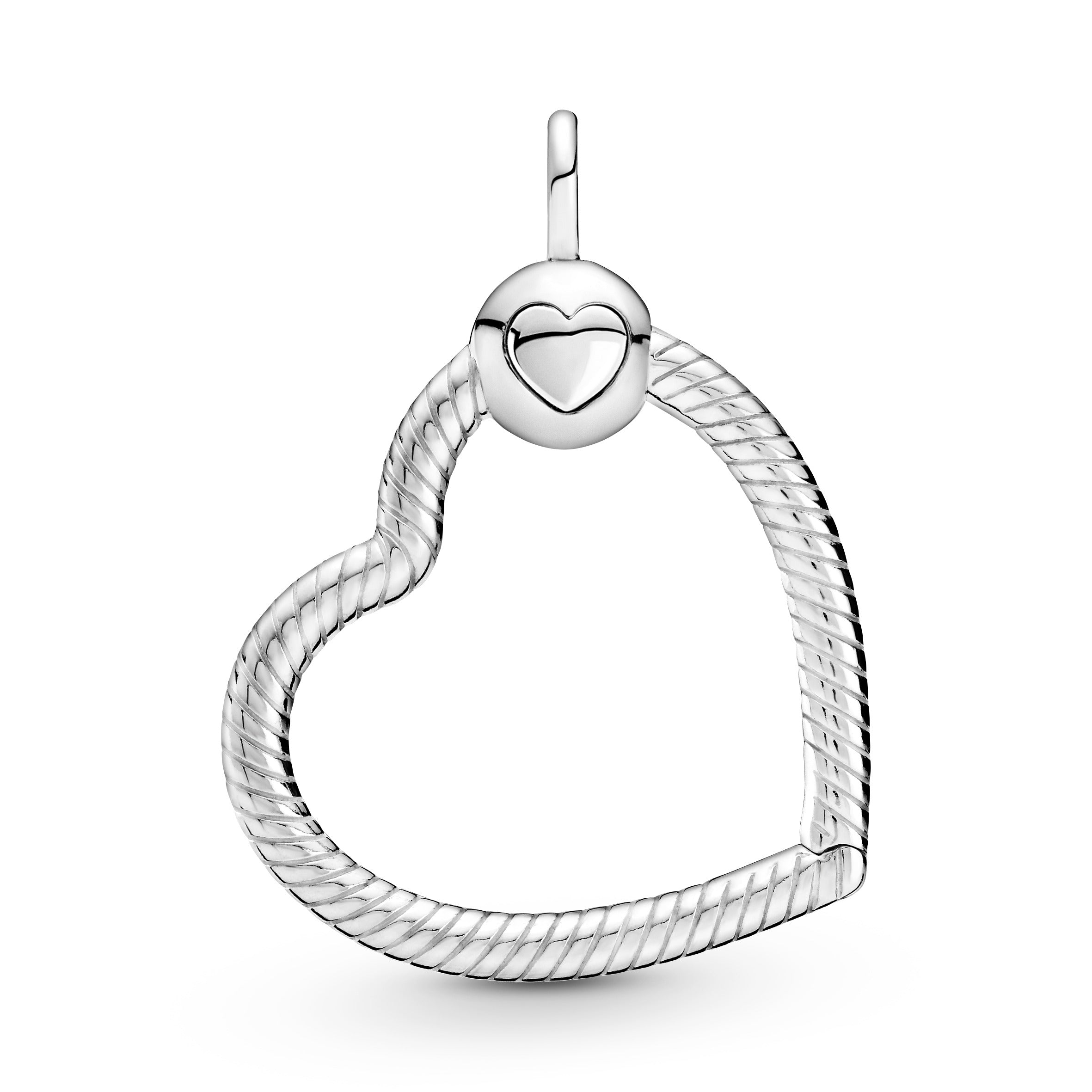 PANDORA Moments Heart Charm Pendant Sterling Silver Love Pendant Necklace Bracelet Charm Jewelry Gift
