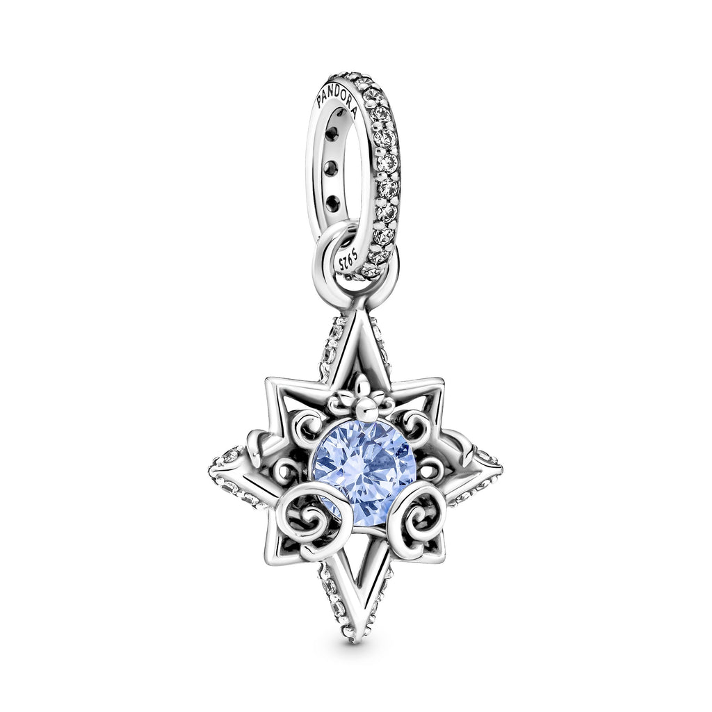 PANDORA Disney Cinderella Blue Star Pendant Cubic Zirconia Disney X PANDORA Necklaces And Pendants Pendant Necklace Jewelry Gift