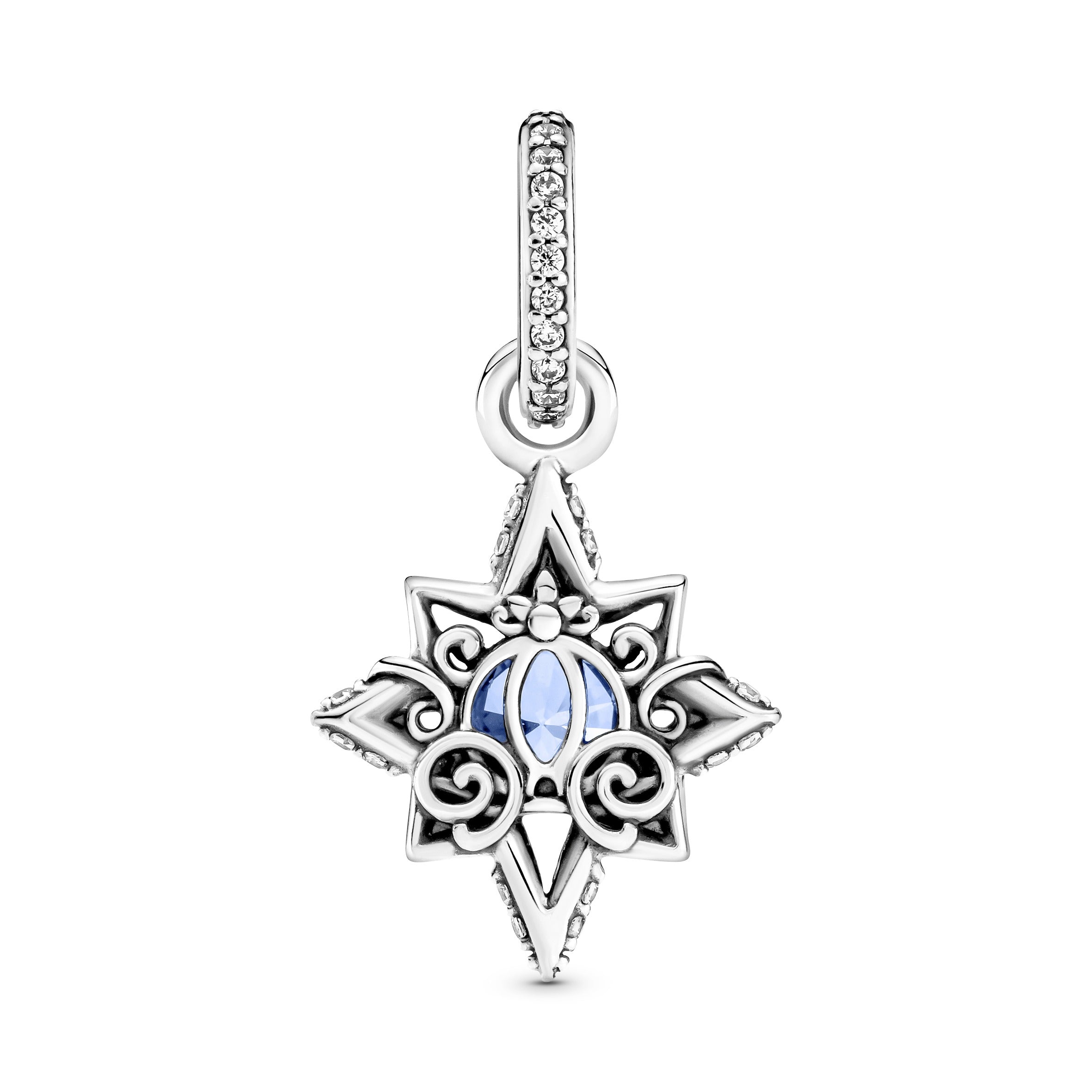 PANDORA Disney Cinderella Blue Star Pendant Cubic Zirconia Disney X PANDORA Necklaces And Pendants Pendant Necklace Jewelry Gift