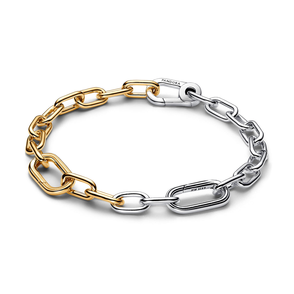 PANDORA Link Chain Bracelet 14K Gold Plated Unique Metal Blend Bracelets Jewelry Gift