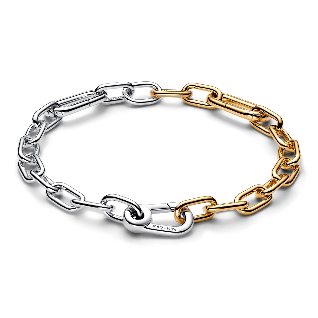 PANDORA Link Chain Bracelet 14K Gold Plated Unique Metal Blend Bracelets Jewelry Gift