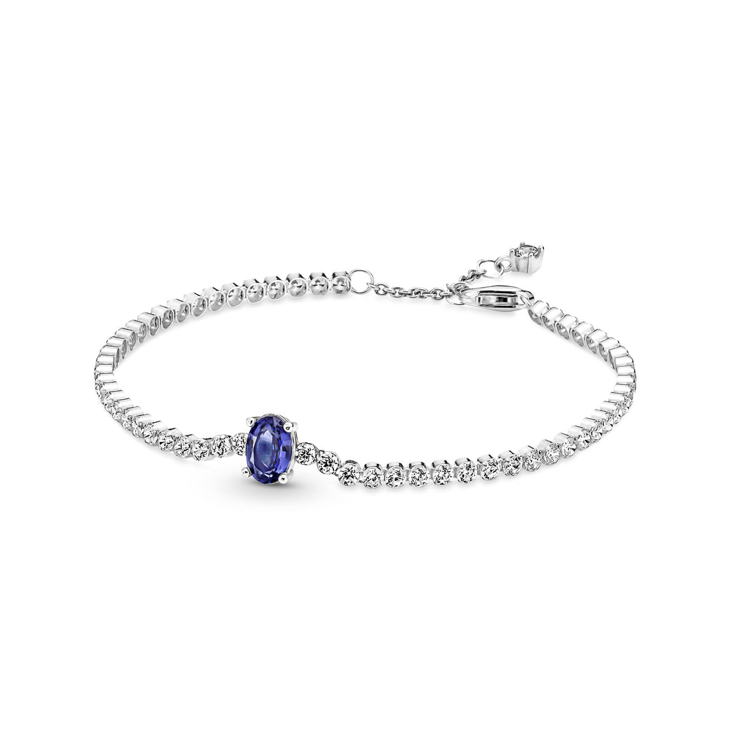 PANDORA Sparkling Pavé Tennis Bracelet Cubic Zirconia Weddings Bracelets Chain Bracelet Jewelry Gift