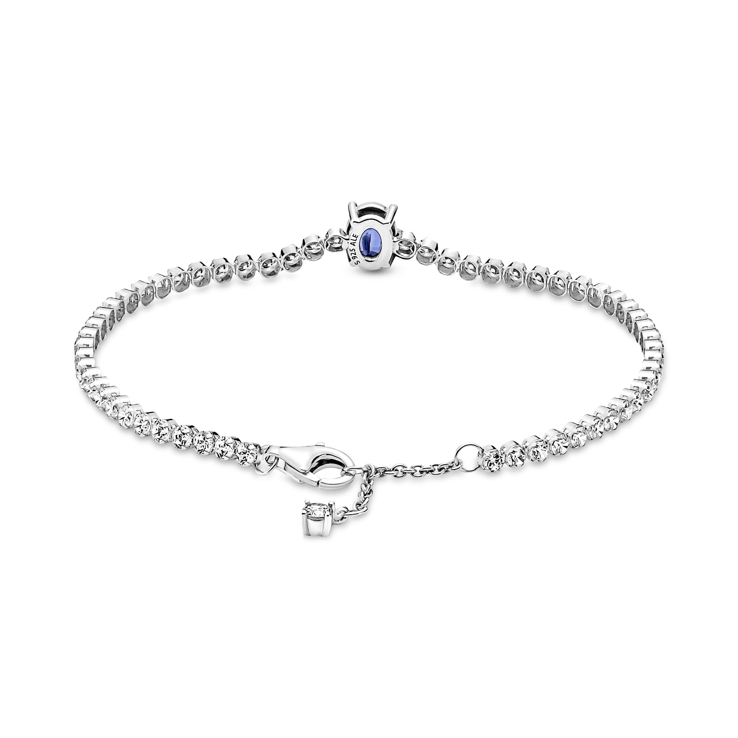 PANDORA Sparkling Pavé Tennis Bracelet Cubic Zirconia Weddings Bracelets Chain Bracelet Jewelry Gift
