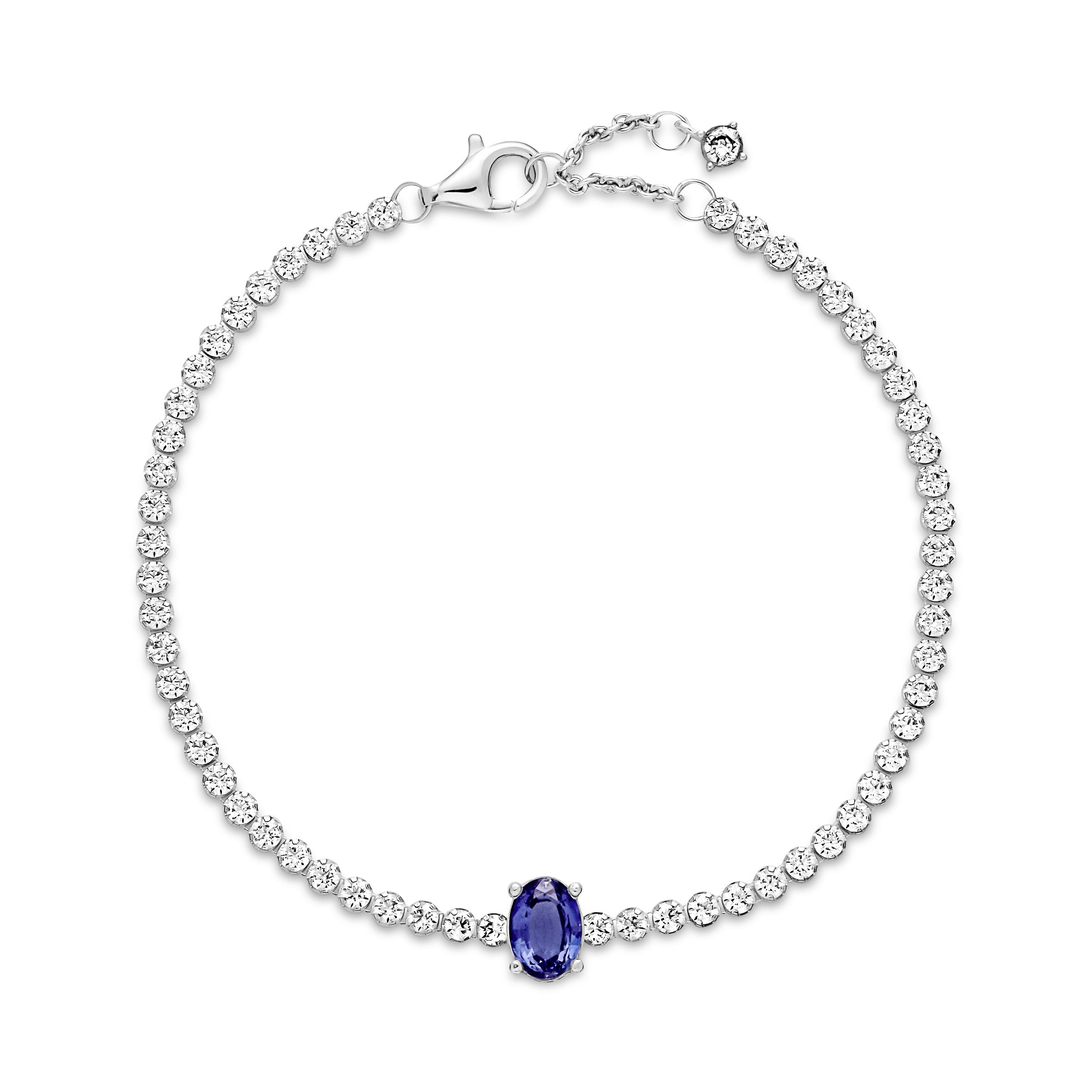 PANDORA Sparkling Pavé Tennis Bracelet Cubic Zirconia Weddings Bracelets Chain Bracelet Jewelry Gift