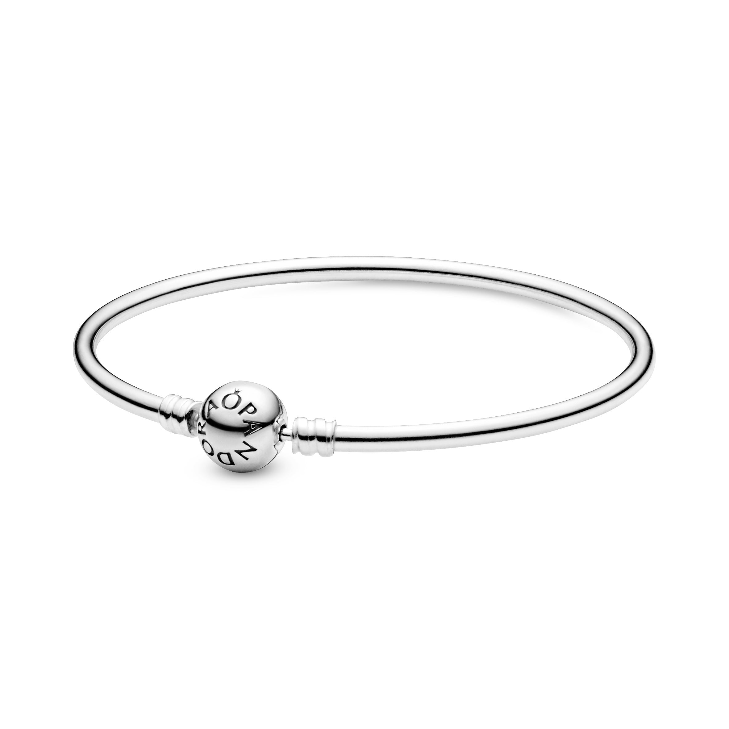 PANDORA Moments Charm Bangle Sterling Silver Bracelets Bracelet Charm Jewelry Gift