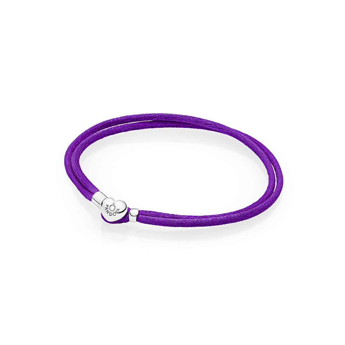 PANDORA Moments Fabric Cord Bracelet Purple Bracelets Chain Bracelet Jewelry Gift