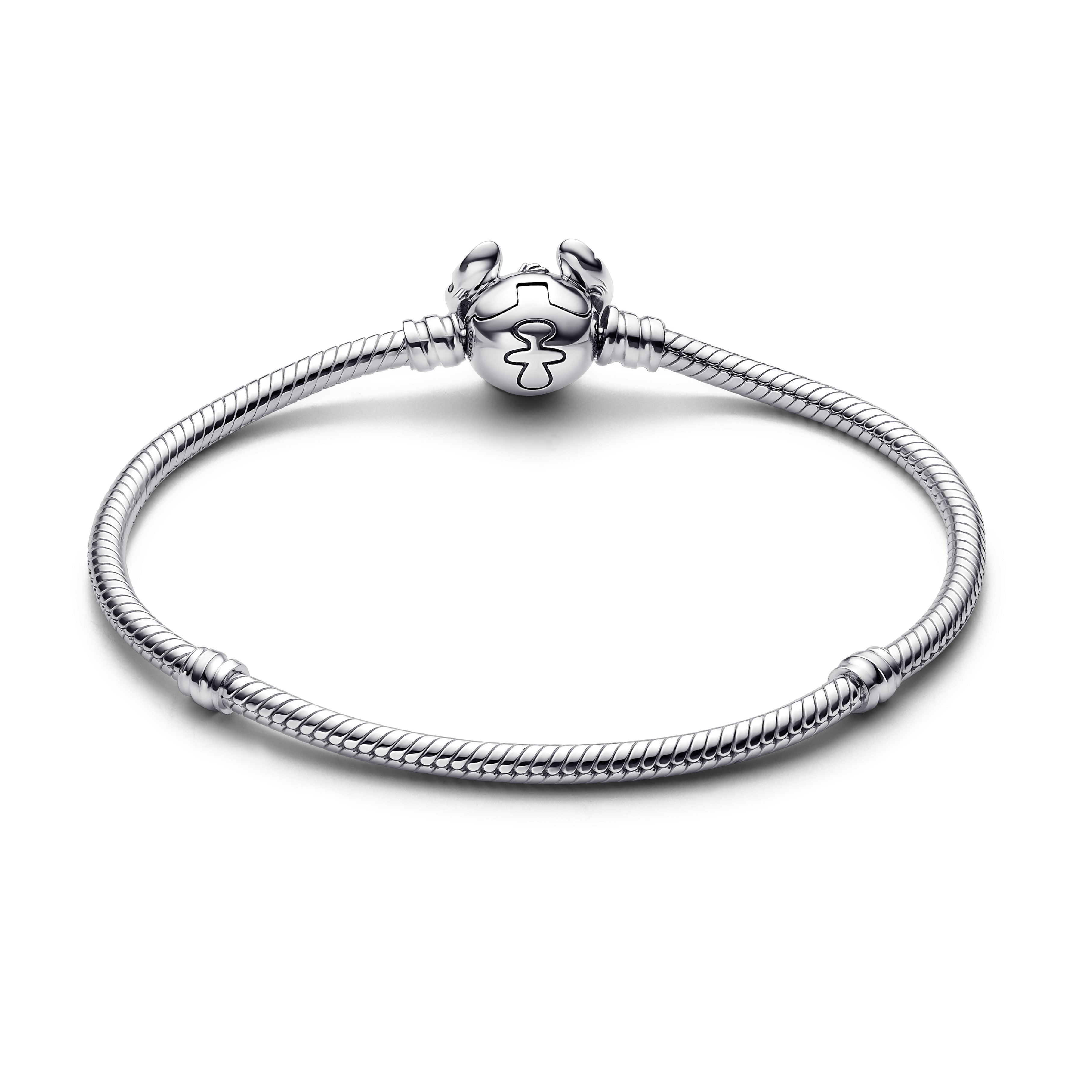 PANDORA Disney Stitch Snake Chain Bracelet Enamel Disney X PANDORA Bracelets Jewelry Gift