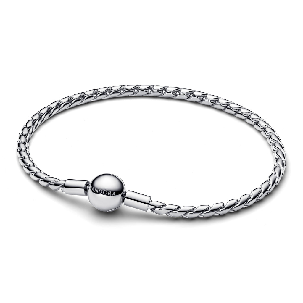 PANDORA Round Clasp Wing Chain Bracelet Sterling Silver Bracelets Jewelry Gift