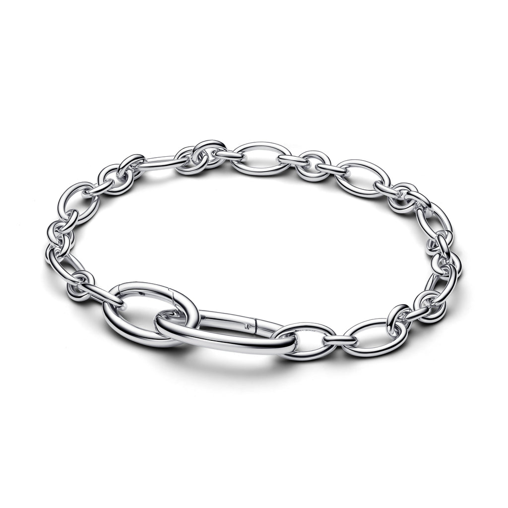 PANDORA Openable Oval Link Chain Bracelet Sterling Silver Bracelets Jewelry Gift