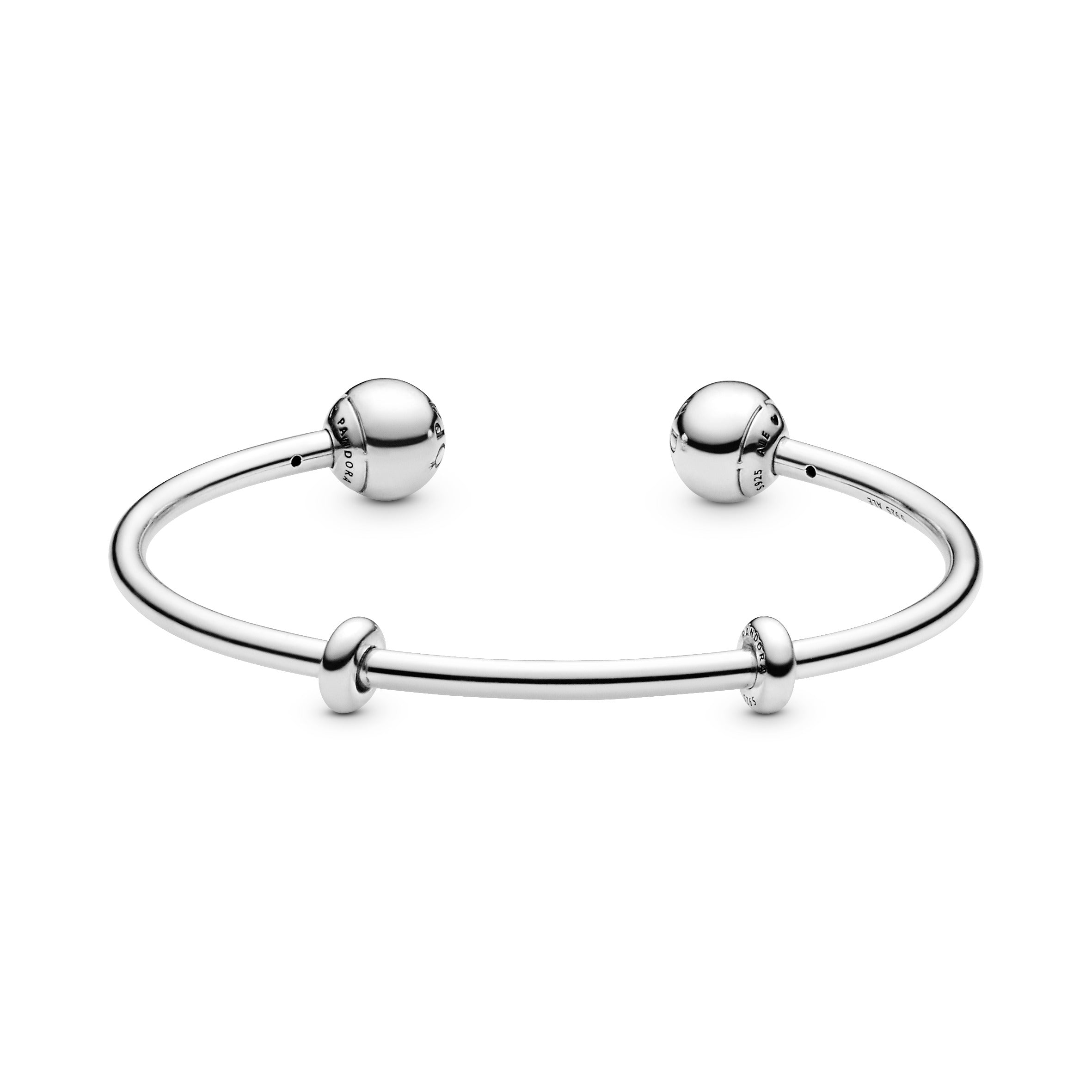 PANDORA Moments Open Bangle Sterling Silver Bracelets Chain Bracelet Jewelry Gift
