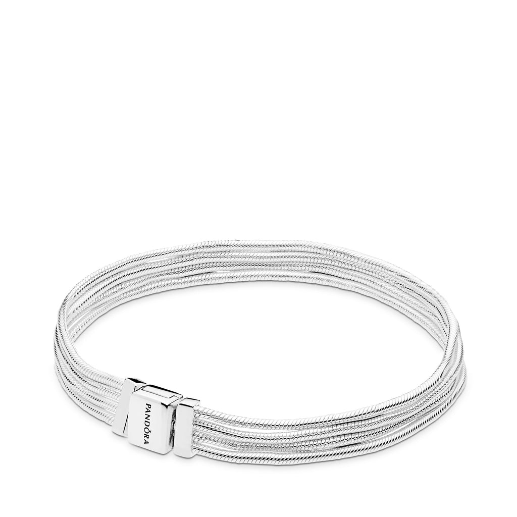 PANDORA Reflexions Multi Snake Chain Bracelet Sterling Silver Bracelets Jewelry Gift