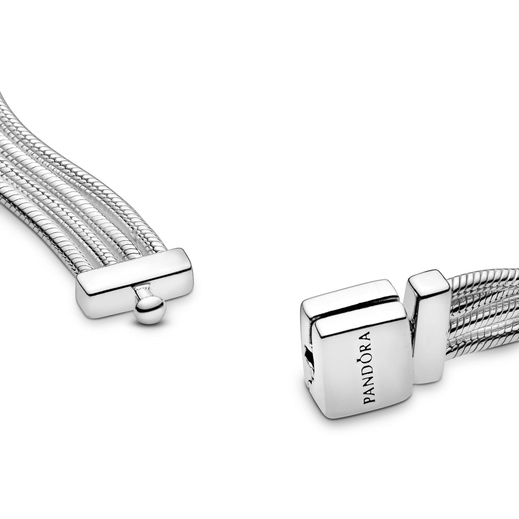 PANDORA Reflexions Multi Snake Chain Bracelet Sterling Silver Bracelets Jewelry Gift