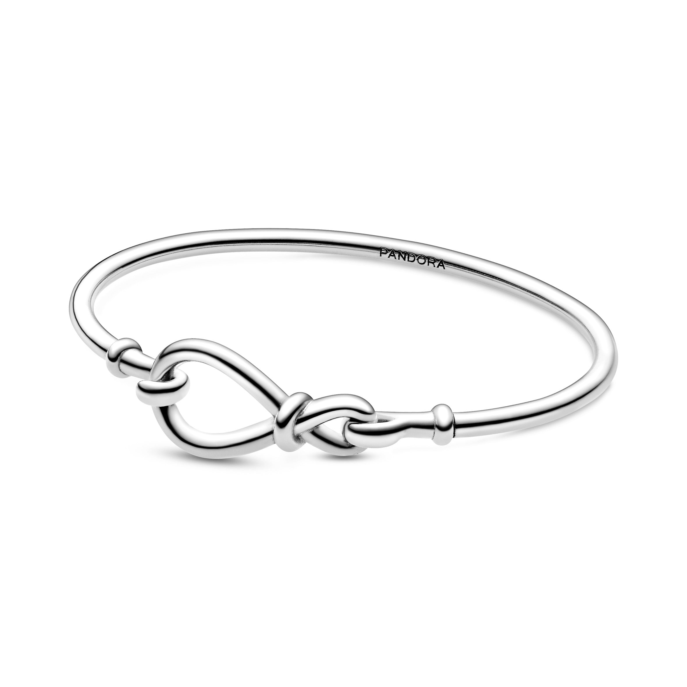 PANDORA Infinity Knot Bangle Sterling Silver Bracelets Chain Bracelet Jewelry Gift