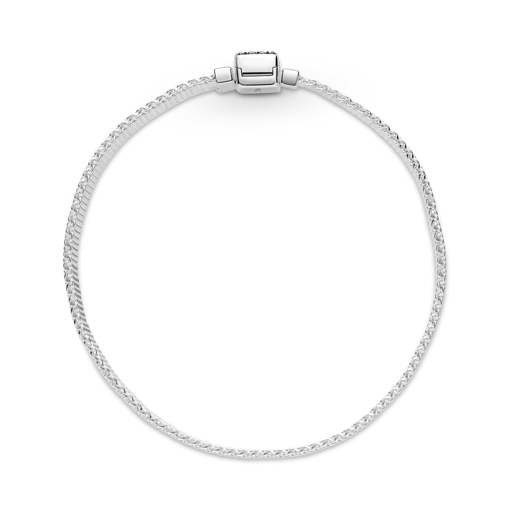 PANDORA Reflexions Sparkling Clasp Bracelet Cubic Zirconia Silver Bracelets Chain Bracelet Jewelry Gift
