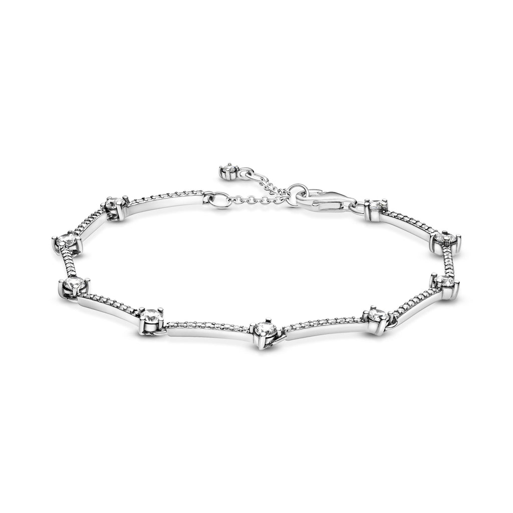 PANDORA Sparkling Pavé Bars Bracelet Bracelets Chain Bracelet Jewelry Gift