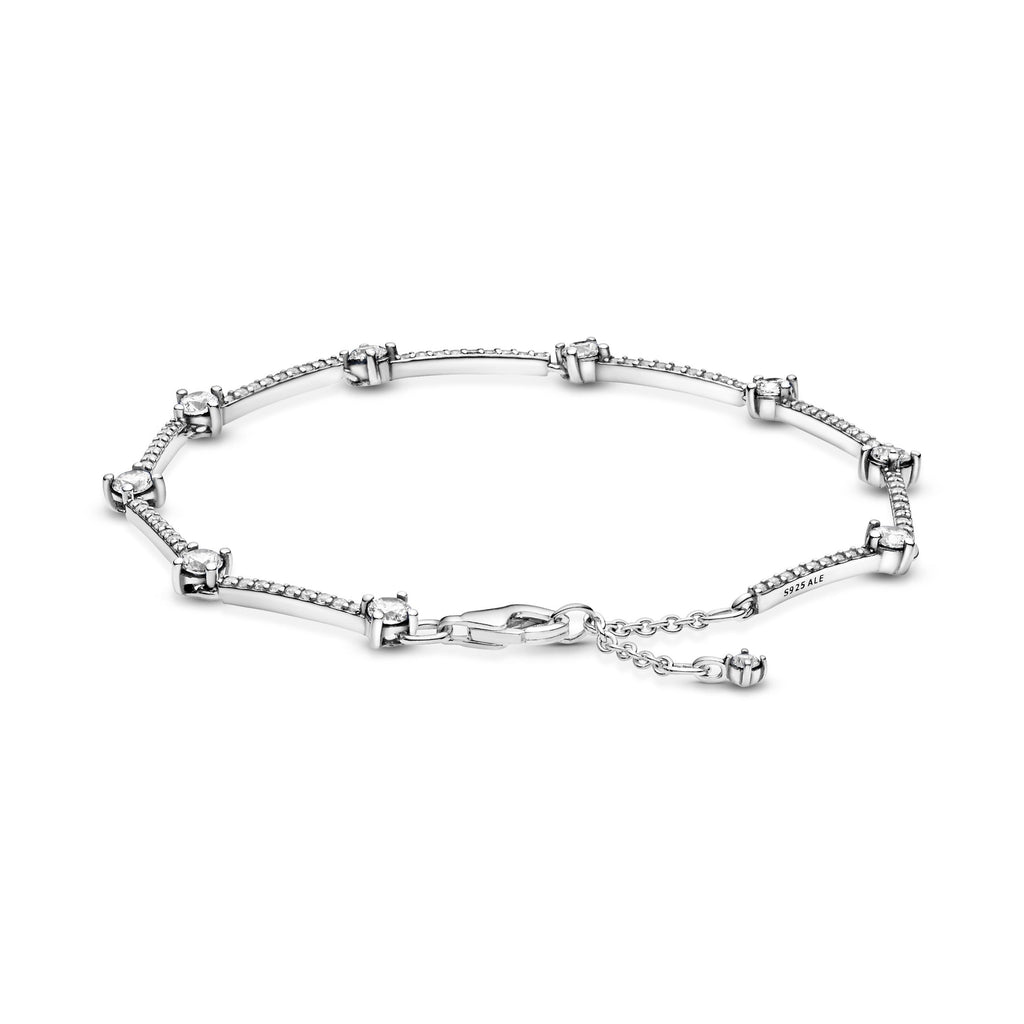 PANDORA Sparkling Pavé Bars Bracelet Bracelets Chain Bracelet Jewelry Gift