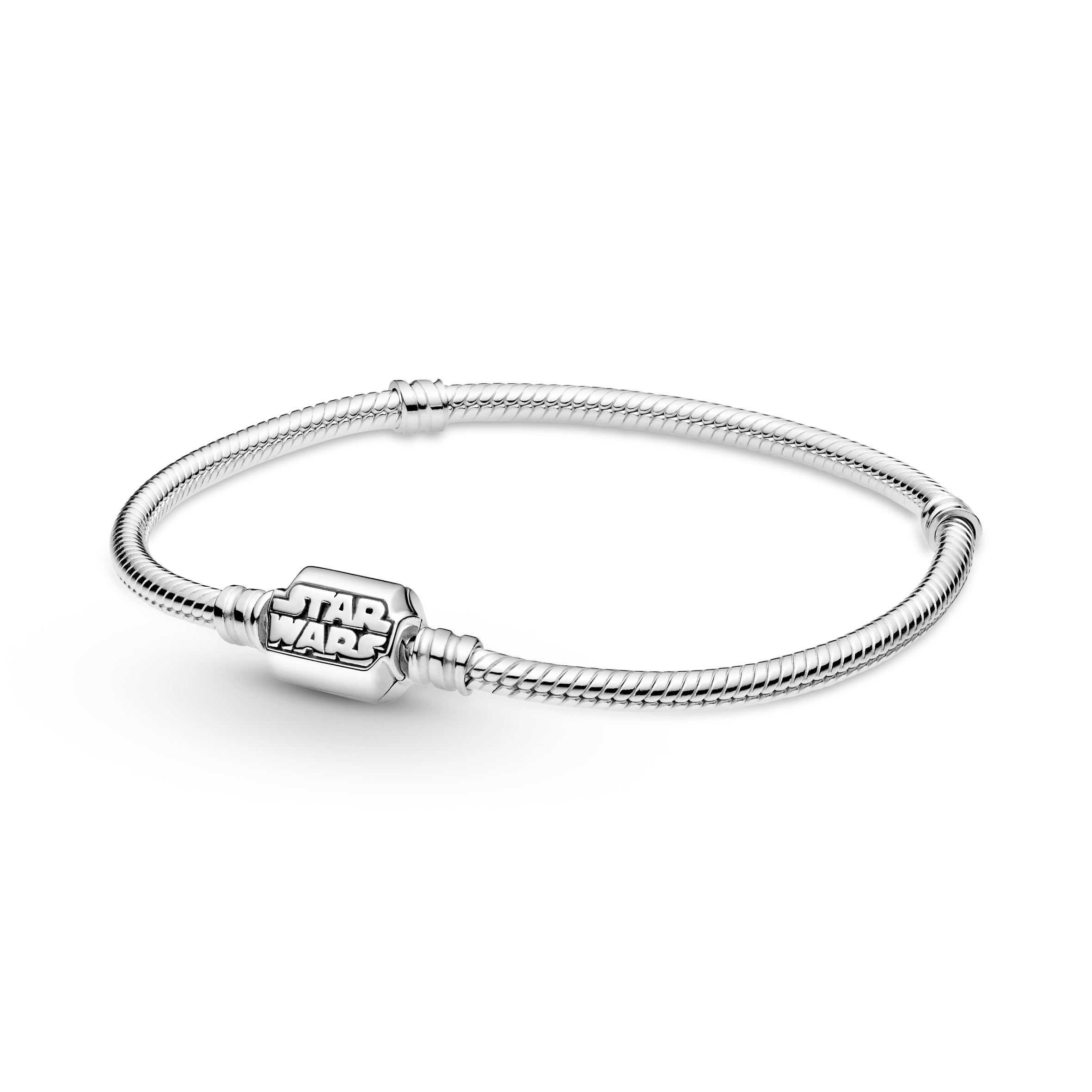 PANDORA Moments Star Wars Snake Chain Clasp Bracelet Sterling Silver Bracelets Chain Bracelet Jewelry Gift