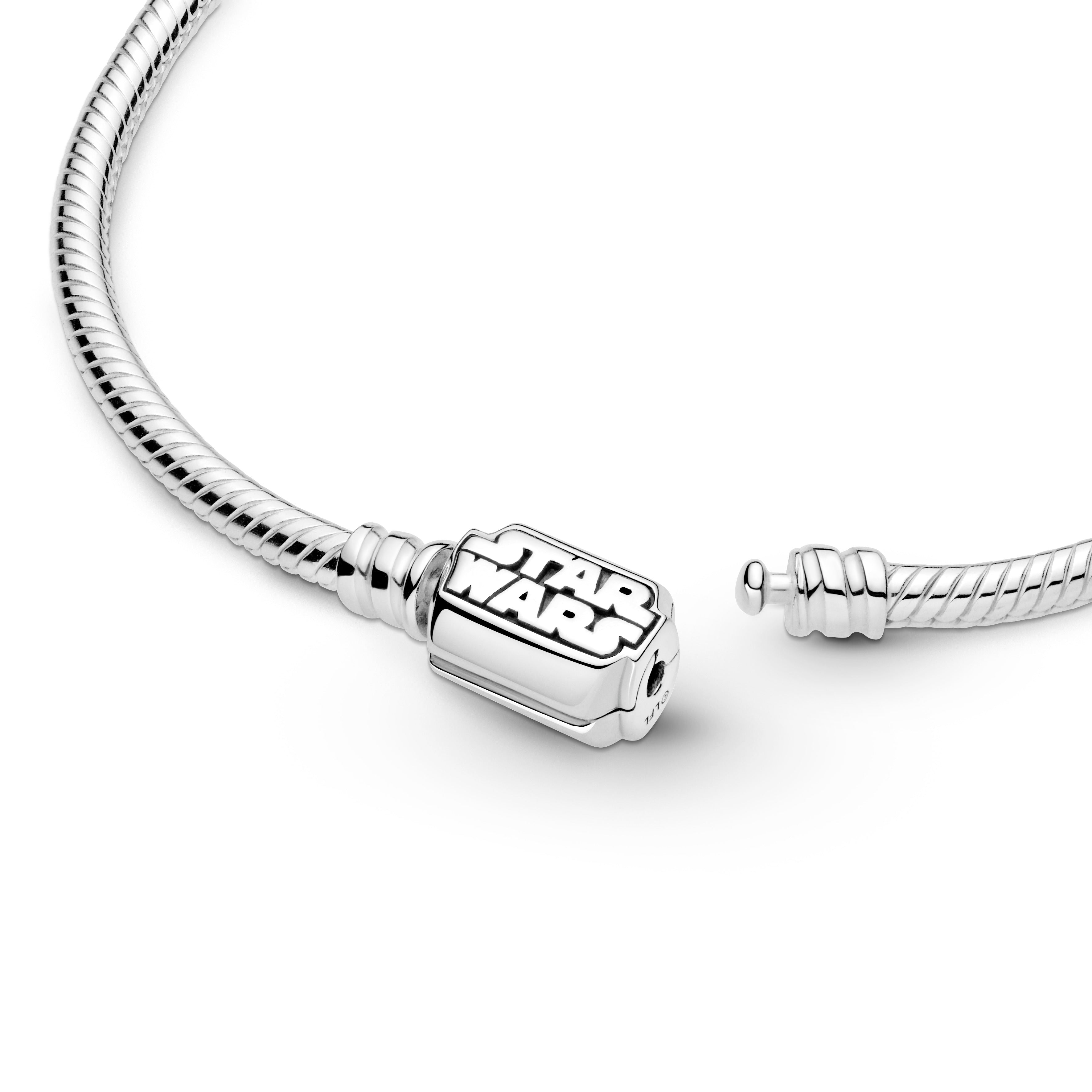 PANDORA Moments Star Wars Snake Chain Clasp Bracelet Sterling Silver Bracelets Chain Bracelet Jewelry Gift