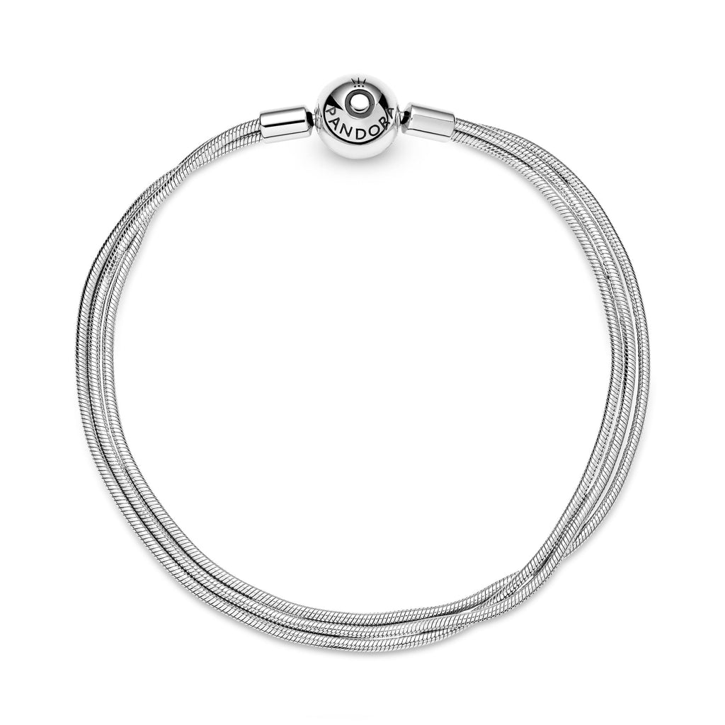 PANDORA Moments Multi Snake Sterling Silver Chain Bracelet Bracelets Jewelry Gift