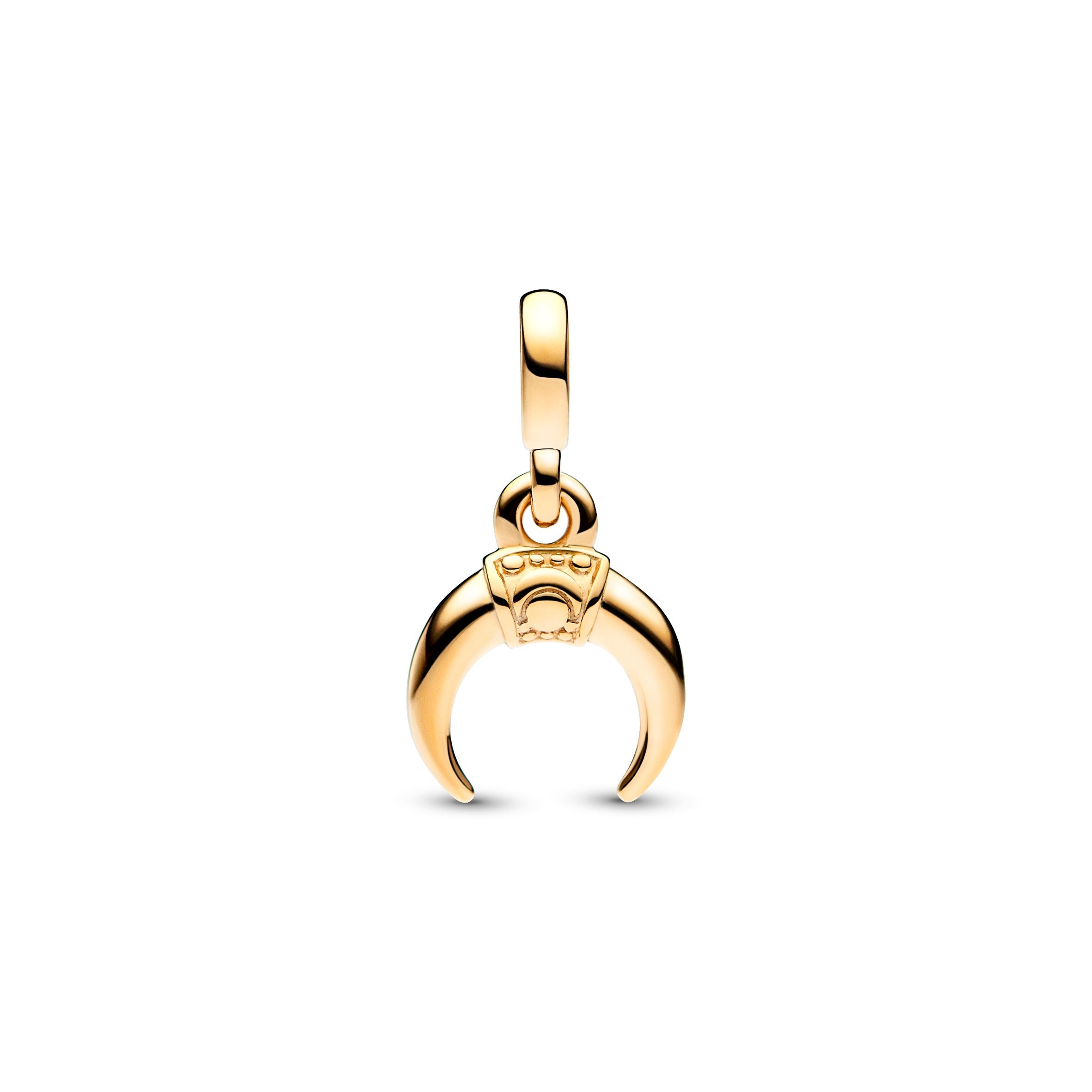 PANDORA ME Crescent Moon Mini Dangle 14K Gold Plated Unique Metal Blend Charms Bracelet Charm Jewelry Gift