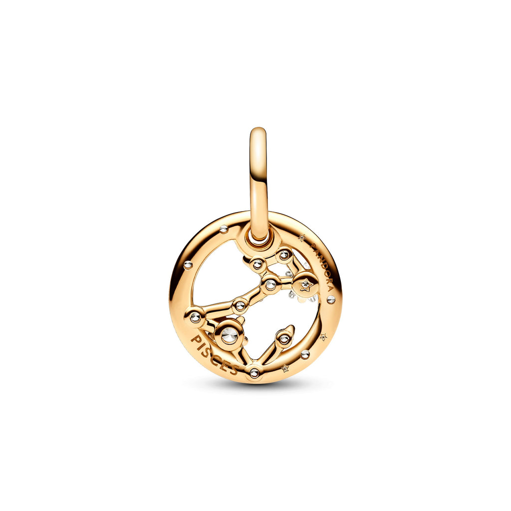 PANDORA Pisces Zodiac Dangle Charm Charms Bracelet Charm Jewelry Gift