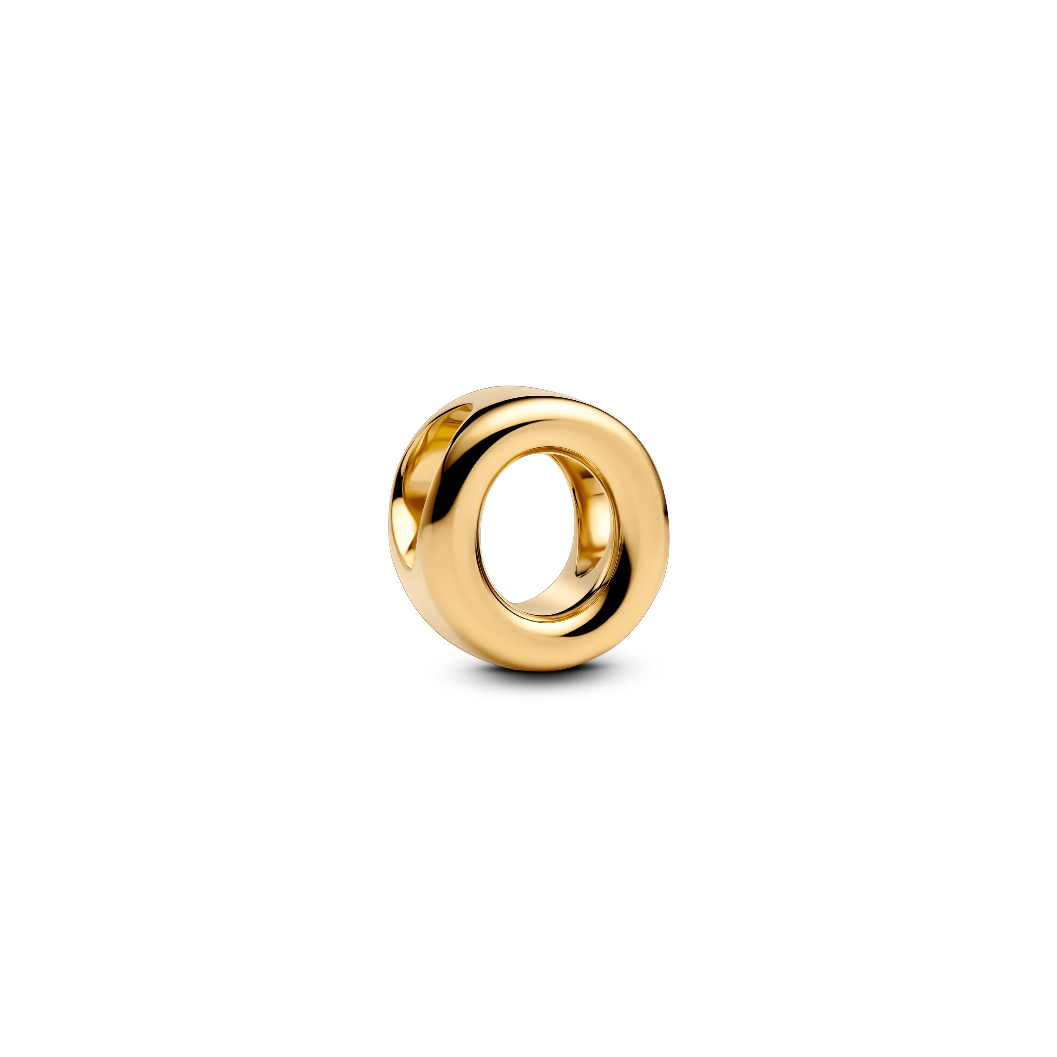 PANDORA Letter O Alphabet Charm 14K Gold Plated Unique Metal Blend Charms Bracelet Charm Jewelry Gift