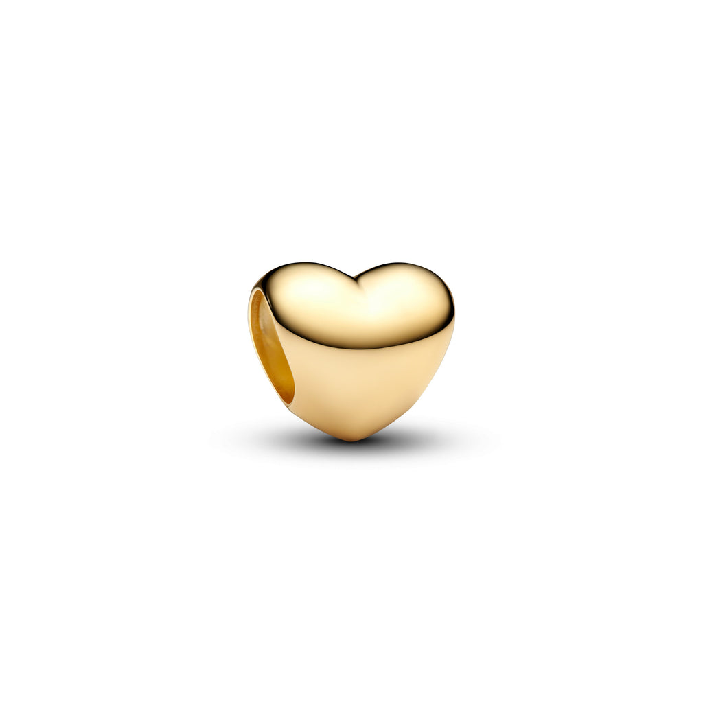 PANDORA Heart Mini Charm 14K Gold Plated Unique Metal Blend Be Love Charms Bracelet Charm Jewelry Gift