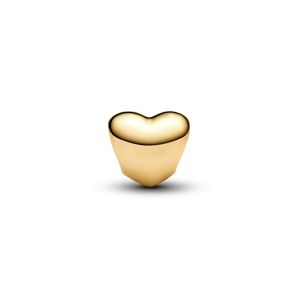 PANDORA Heart Mini Charm 14K Gold Plated Unique Metal Blend Be Love Charms Bracelet Charm Jewelry Gift