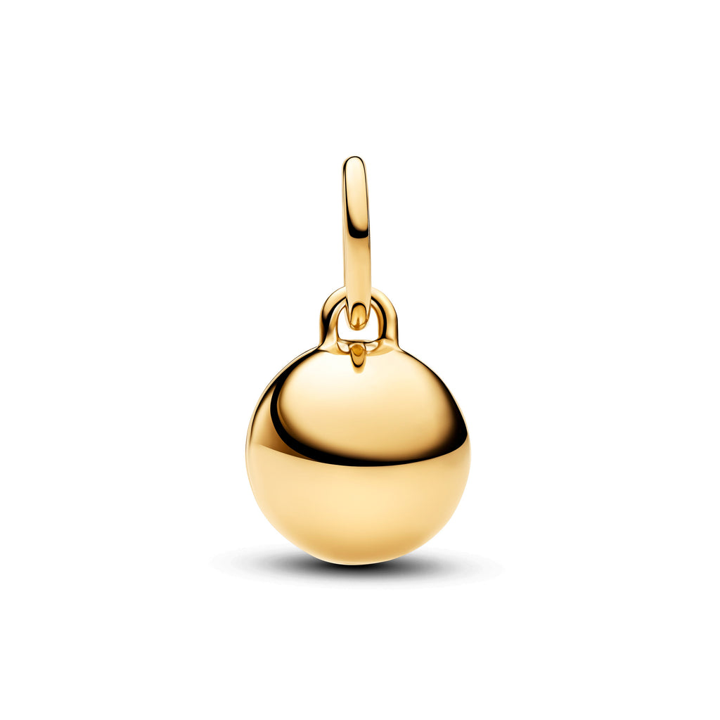 PANDORA Mom Ball Clasp Charm 14K Gold Plated Unique Metal Blend Love Charms Bracelet Charm Jewelry Gift