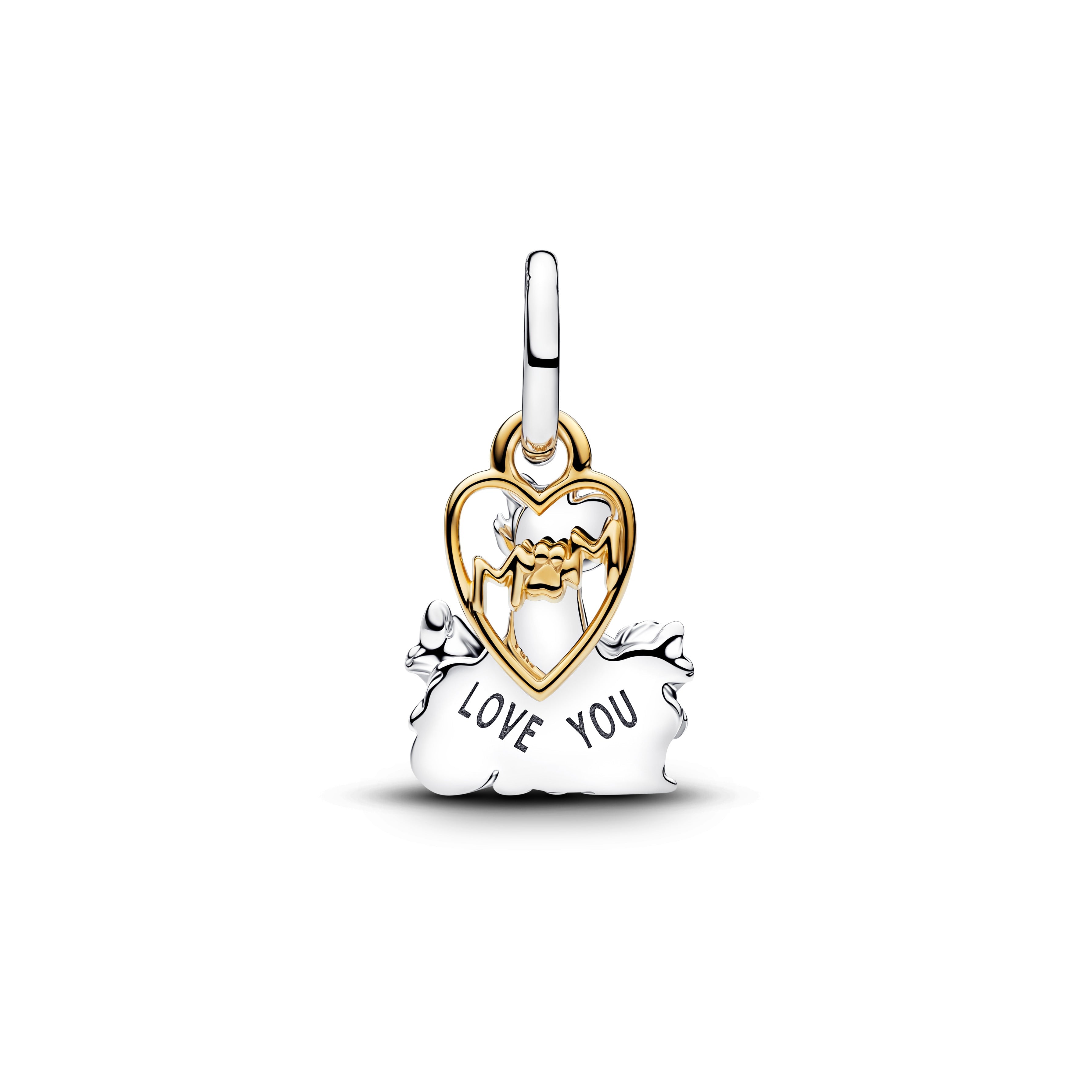 PANDORA Disney Aristocats Duchess And Kittens Dangle Charm 14K Gold Plated Unique Metal Blend Animals Charms Bracelet Charm Jewelry Gift
