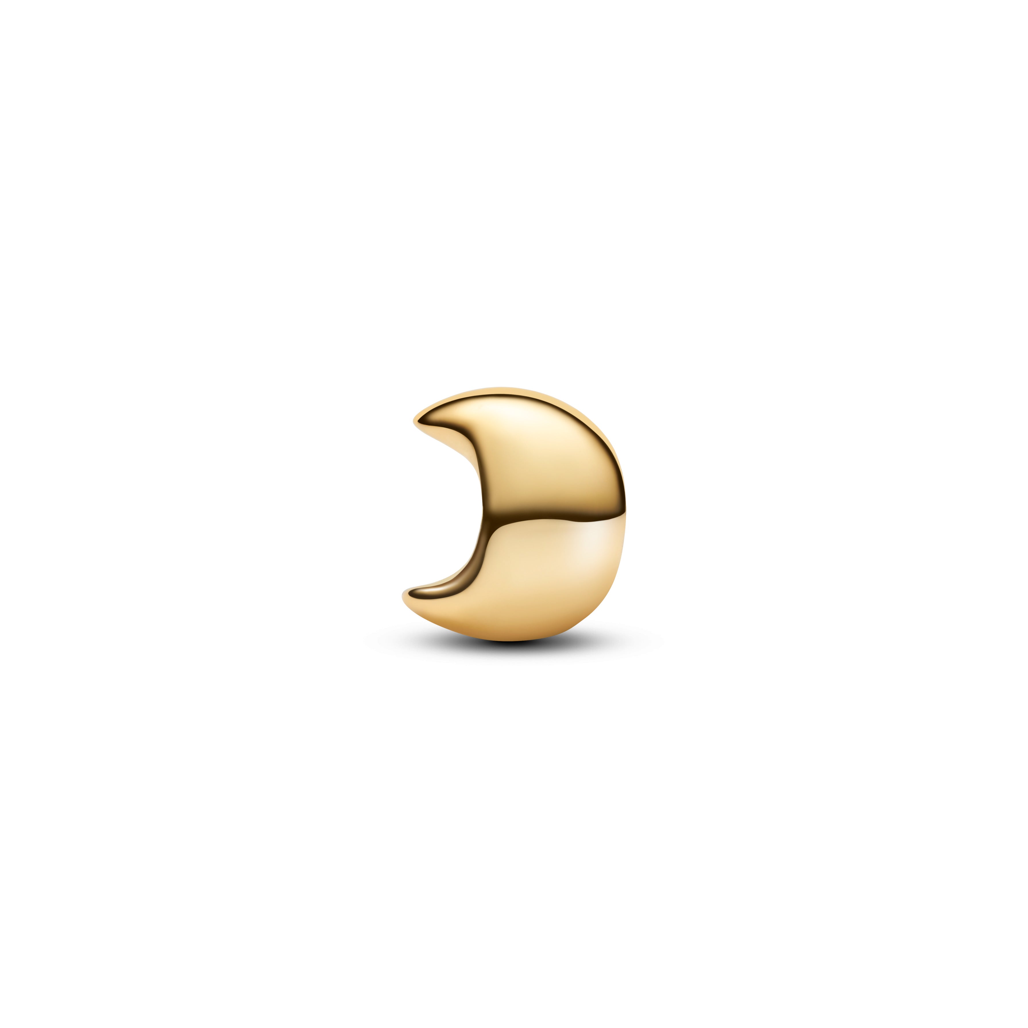 PANDORA Moon Mini Charm 14K Gold Plated Unique Metal Blend Nature And Celestial Charms Bracelet Charm Jewelry Gift