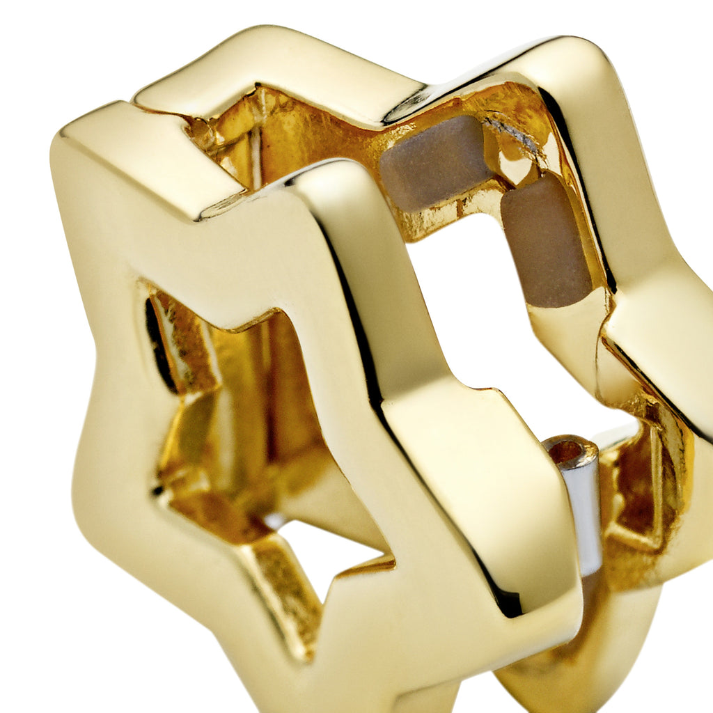 PANDORA Star Clip Charm 14K Gold Plated Unique Metal Blend Charms Bracelet Charm Jewelry Gift