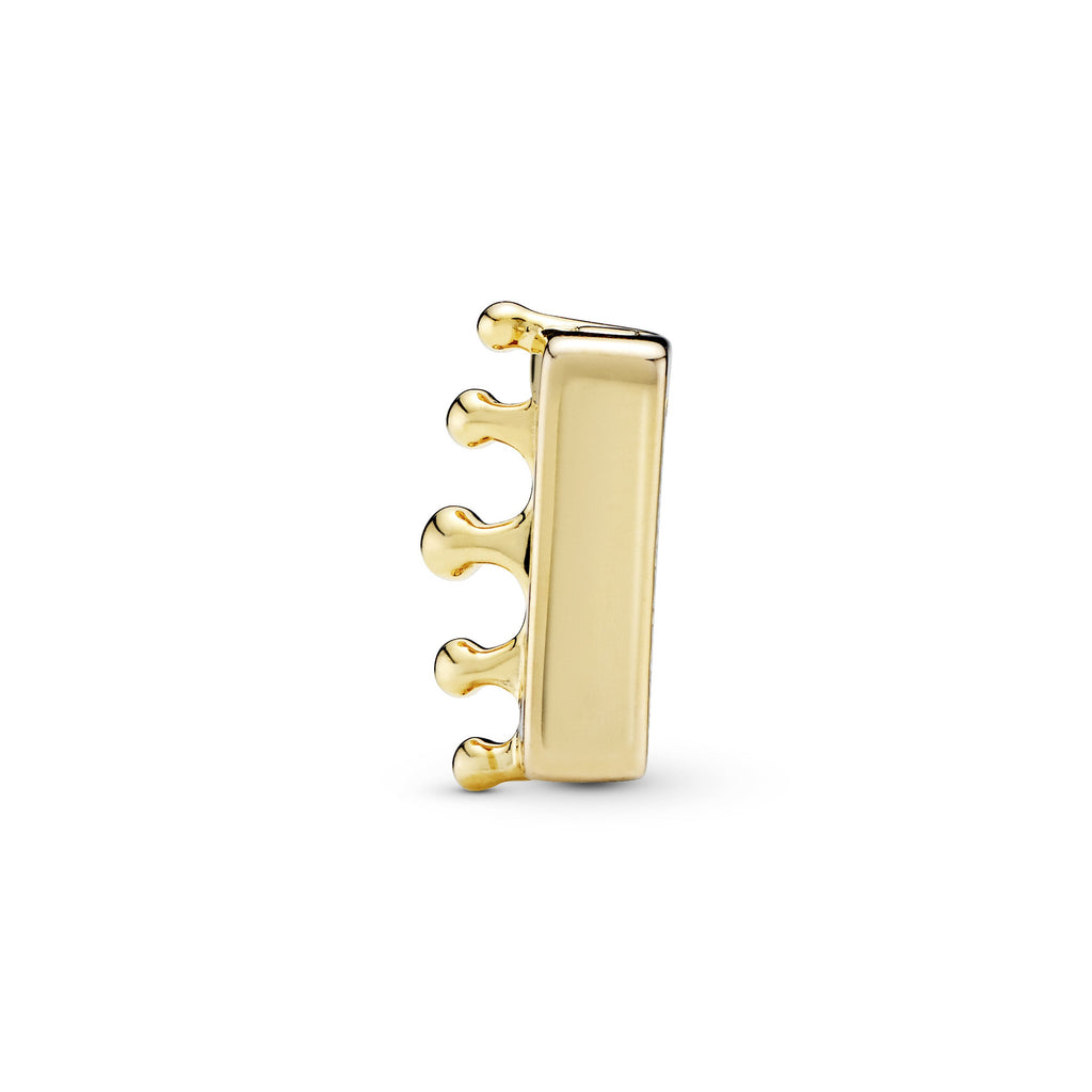 PANDORA Reflexions Crown Clip Charm 14K Gold Plated Unique Metal Blend Charms Bracelet Charm Jewelry Gift