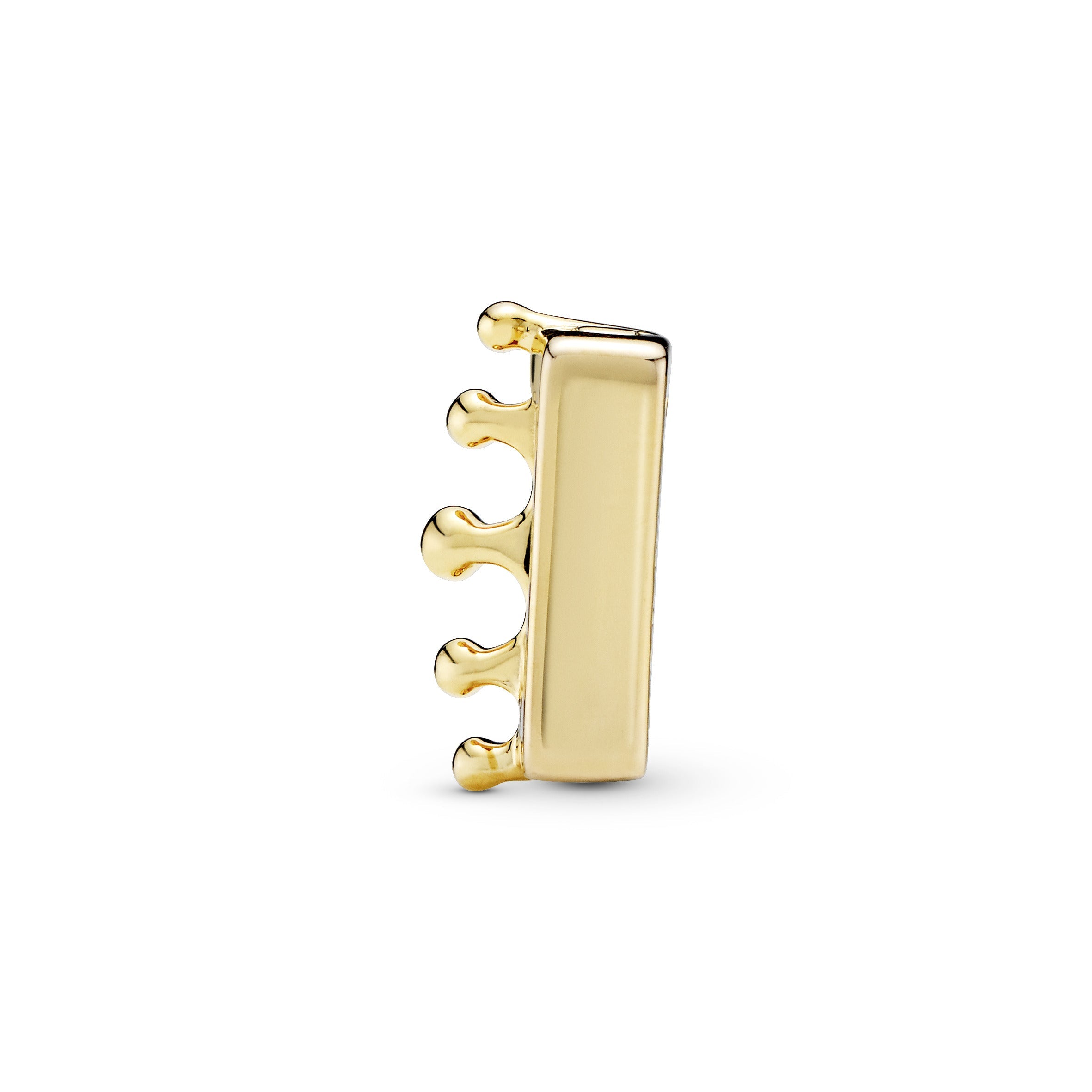 PANDORA Reflexions Crown Clip Charm 14K Gold Plated Unique Metal Blend Charms Bracelet Charm Jewelry Gift