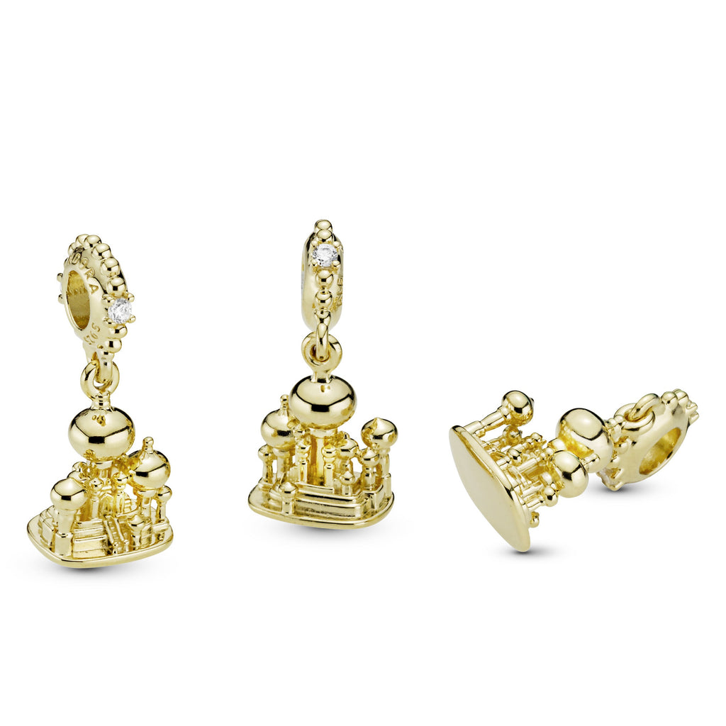 PANDORA Disney Aladdin Agrabah Castle Dangle Charm Disney X PANDORA Charms Bracelet Charm Jewelry Gift