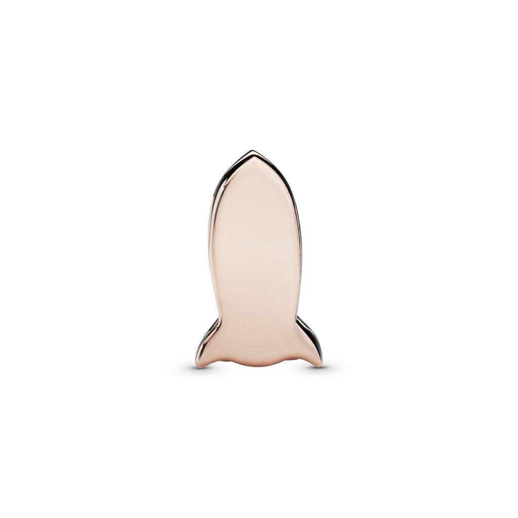 PANDORA Reflexions Space Rocket Clip Charm 14K Rose Gold Plated Unique Metal Blend Charms Bracelet Charm Jewelry Gift