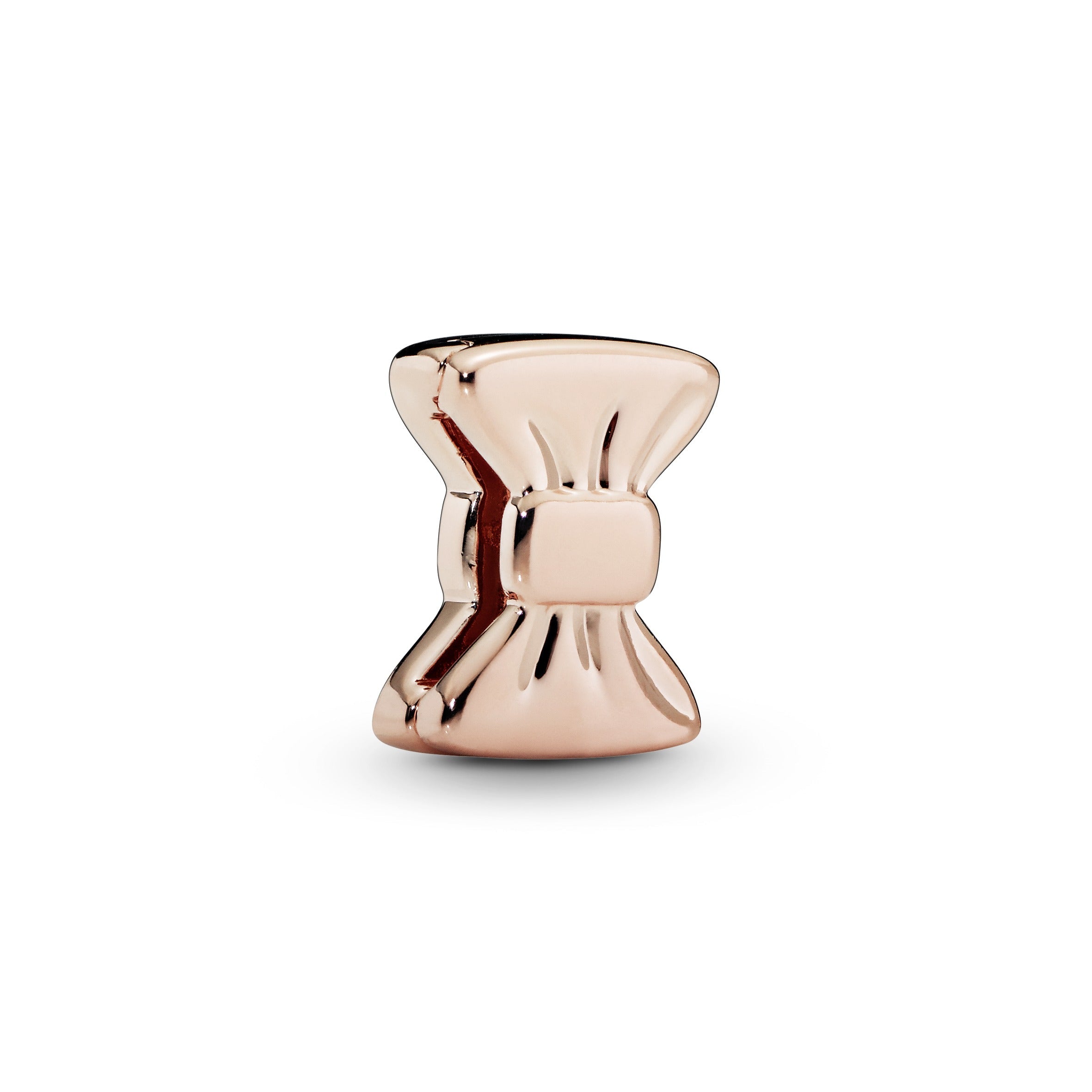 PANDORA Classic Bow Clip Charm 14K Rose Gold Plated Unique Metal Blend Charms Bracelet Charm Jewelry Gift
