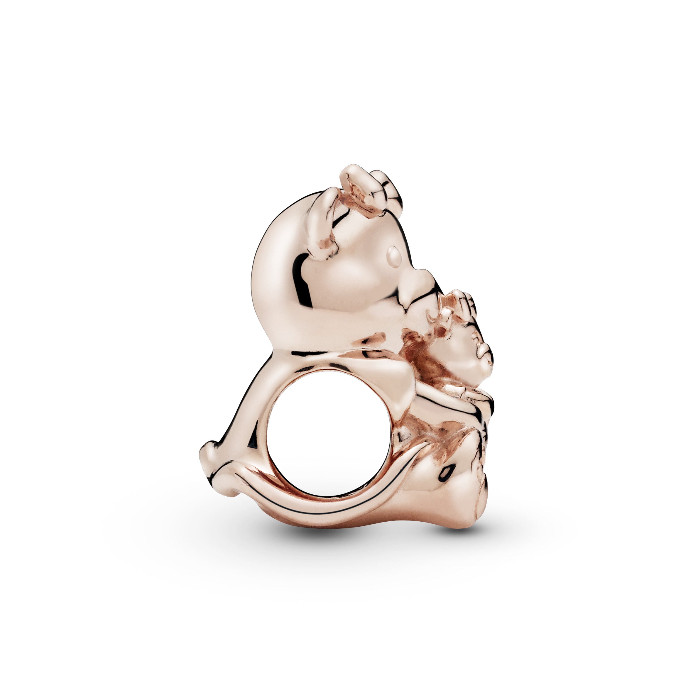 PANDORA Dora Bear Charm 14K Rose Gold Plated Unique Metal Blend Charms Bracelet Charm Jewelry Gift