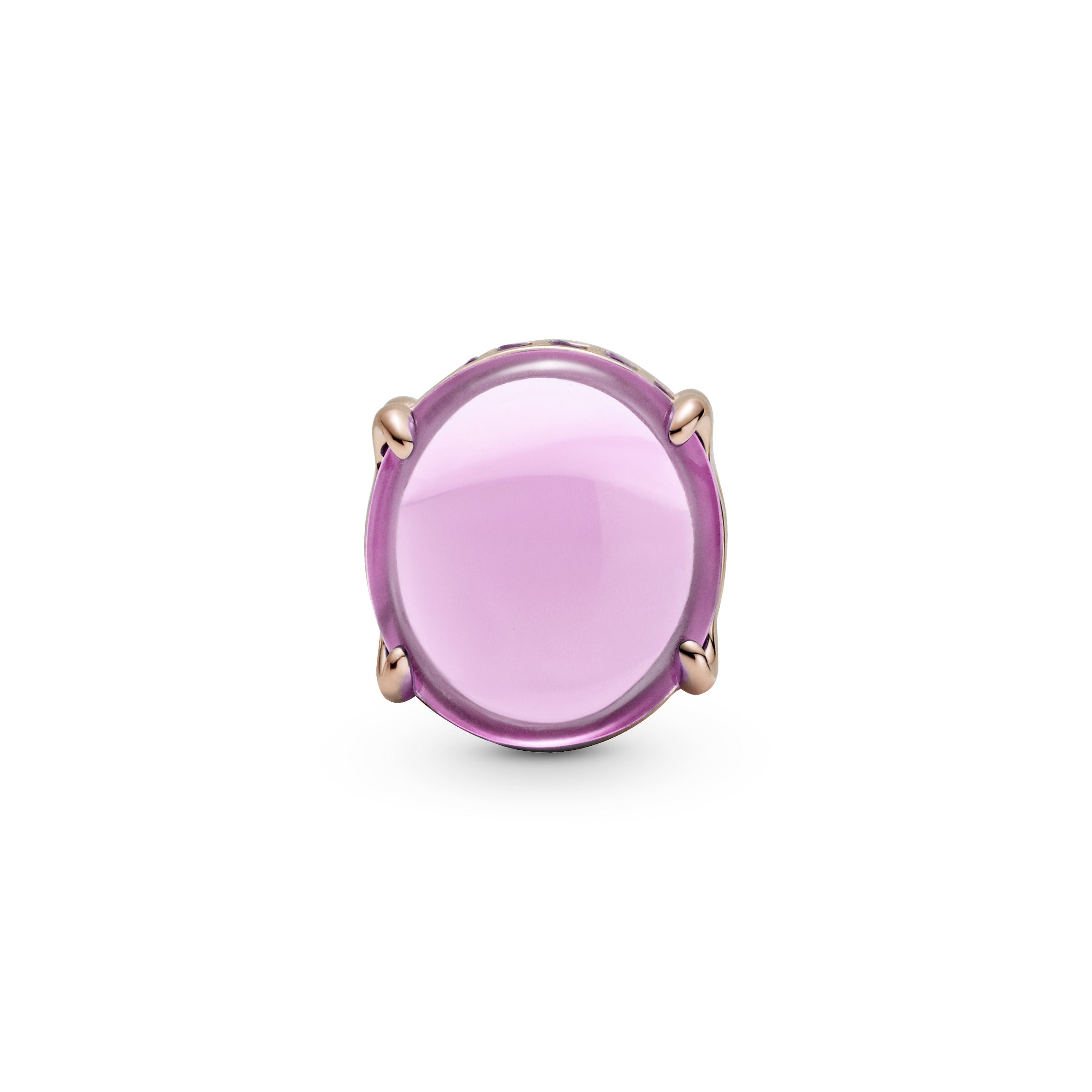PANDORA Pink Oval Cabochon Charm Charms Bracelet Charm Jewelry Gift