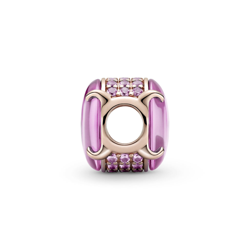 PANDORA Pink Oval Cabochon Charm Charms Bracelet Charm Jewelry Gift