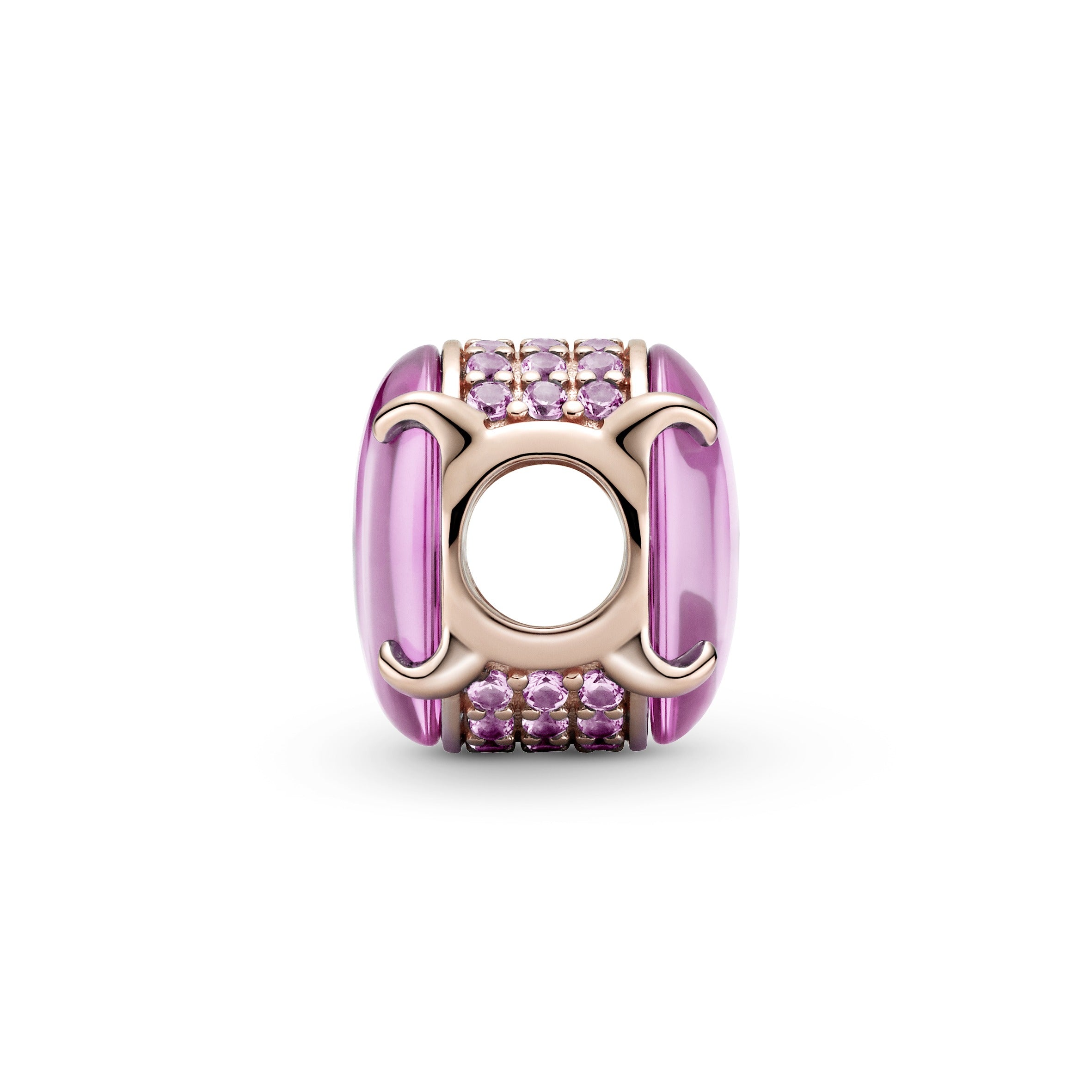 PANDORA Pink Oval Cabochon Charm Charms Bracelet Charm Jewelry Gift