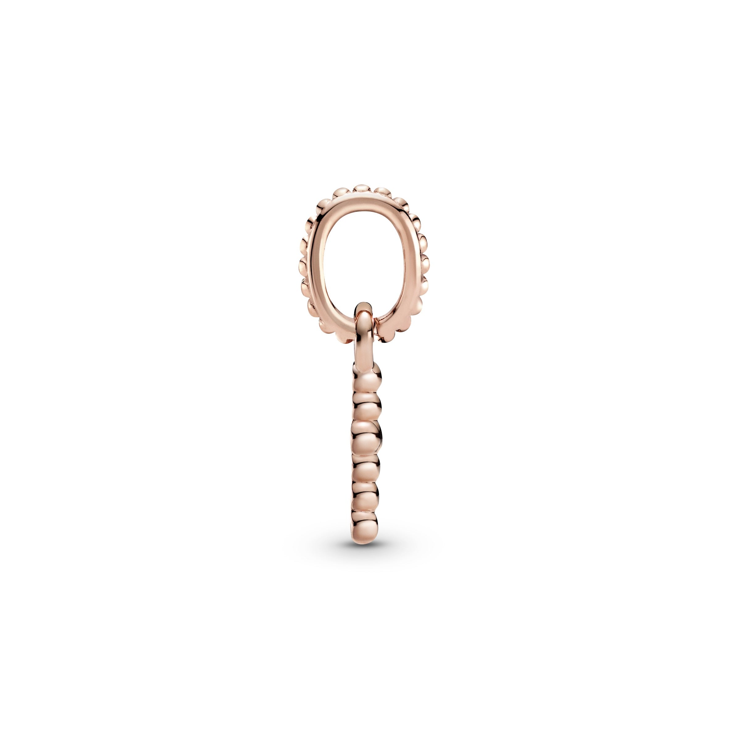 PANDORA Beaded Cross Dangle Charm 14K Rose Gold Plated Unique Metal Blend Symbols And Colours Charms Bracelet Charm Jewelry Gift