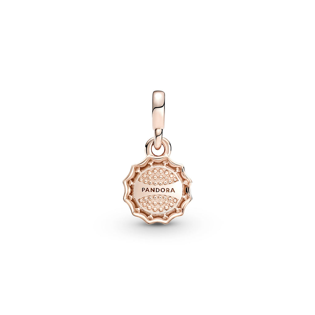 PANDORA ME Lucky Bottle Cap Mini Dangle 14K Rose Gold Plated Unique Metal Blend Charms Bracelet Charm Jewelry Gift