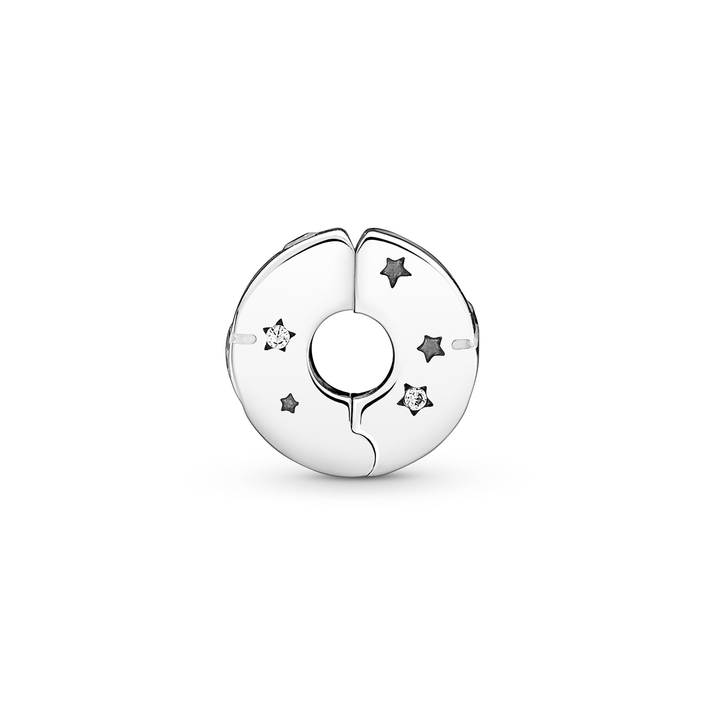 PANDORA Stars And Galaxy Clip Charm Cubic Zirconia Charms Bracelet Charm Jewelry Gift