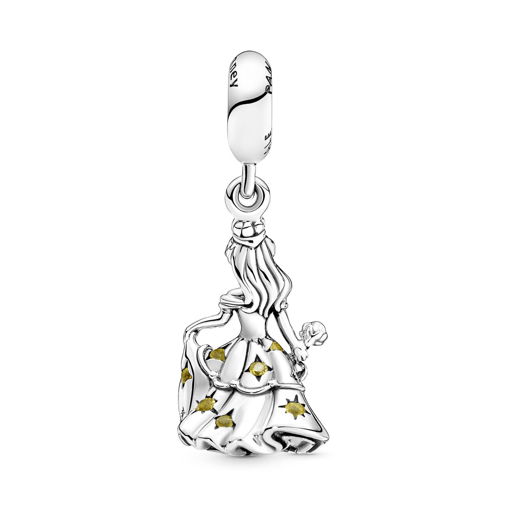 PANDORA Disney Beauty And The Beast Dancing Belle Dangle Charm Sterling Silver Charms Bracelet Charm Jewelry Gift