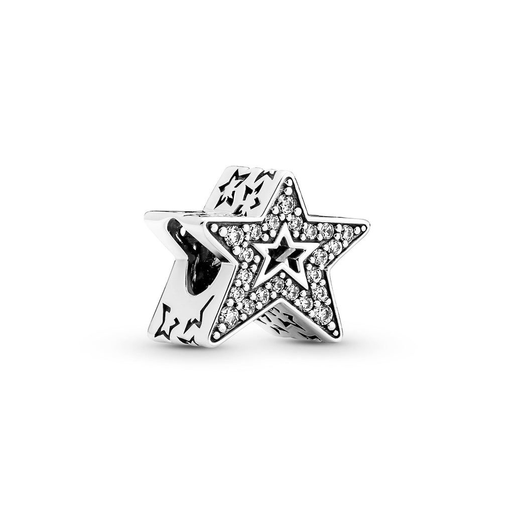PANDORA Star O-Pendant Set Sterling Silver Giftsets Pendant Necklace Jewelry Gift