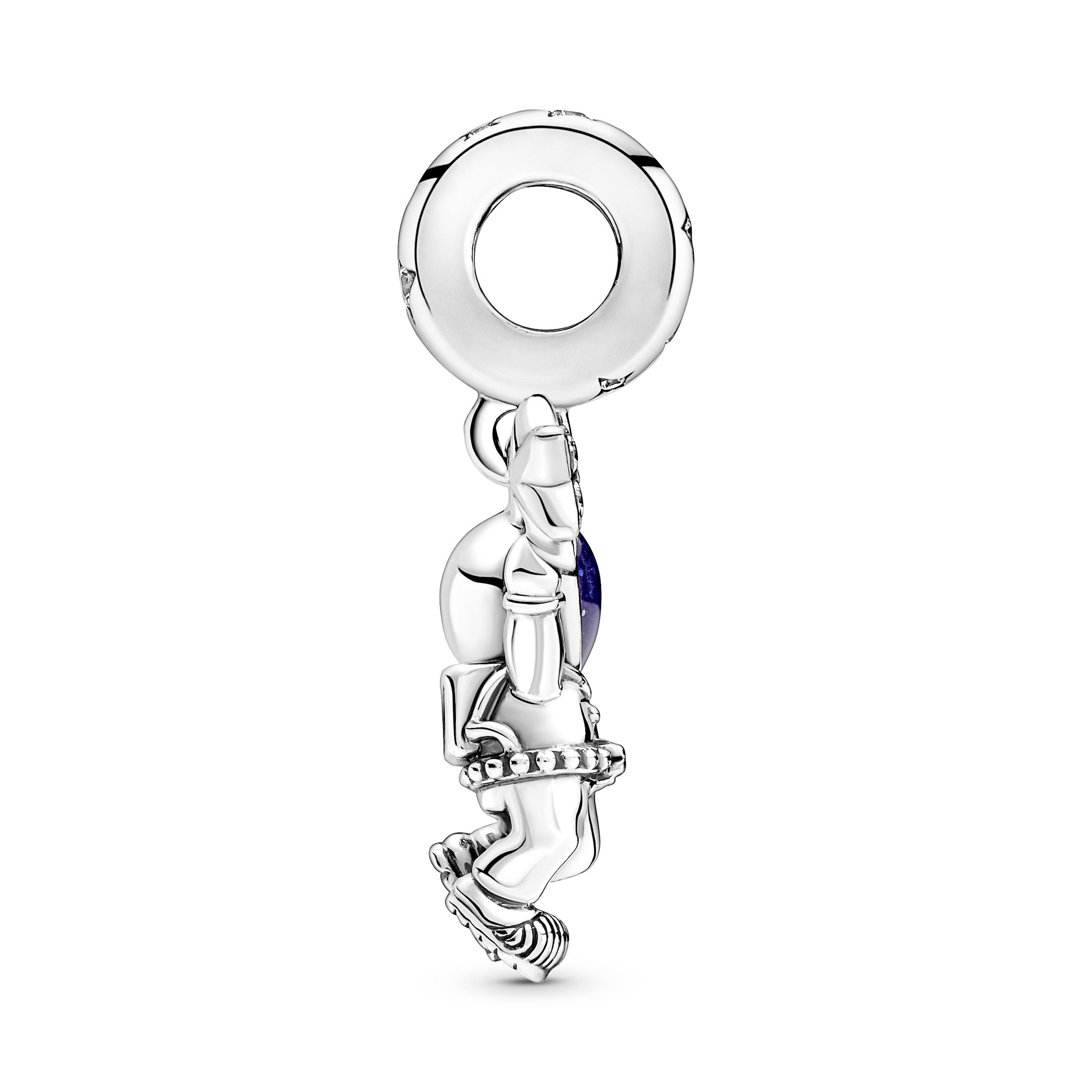 PANDORA Astronaut In The Galaxy Dangle Charm Cubic Zirconia Nature Charms Bracelet Charm Jewelry Gift