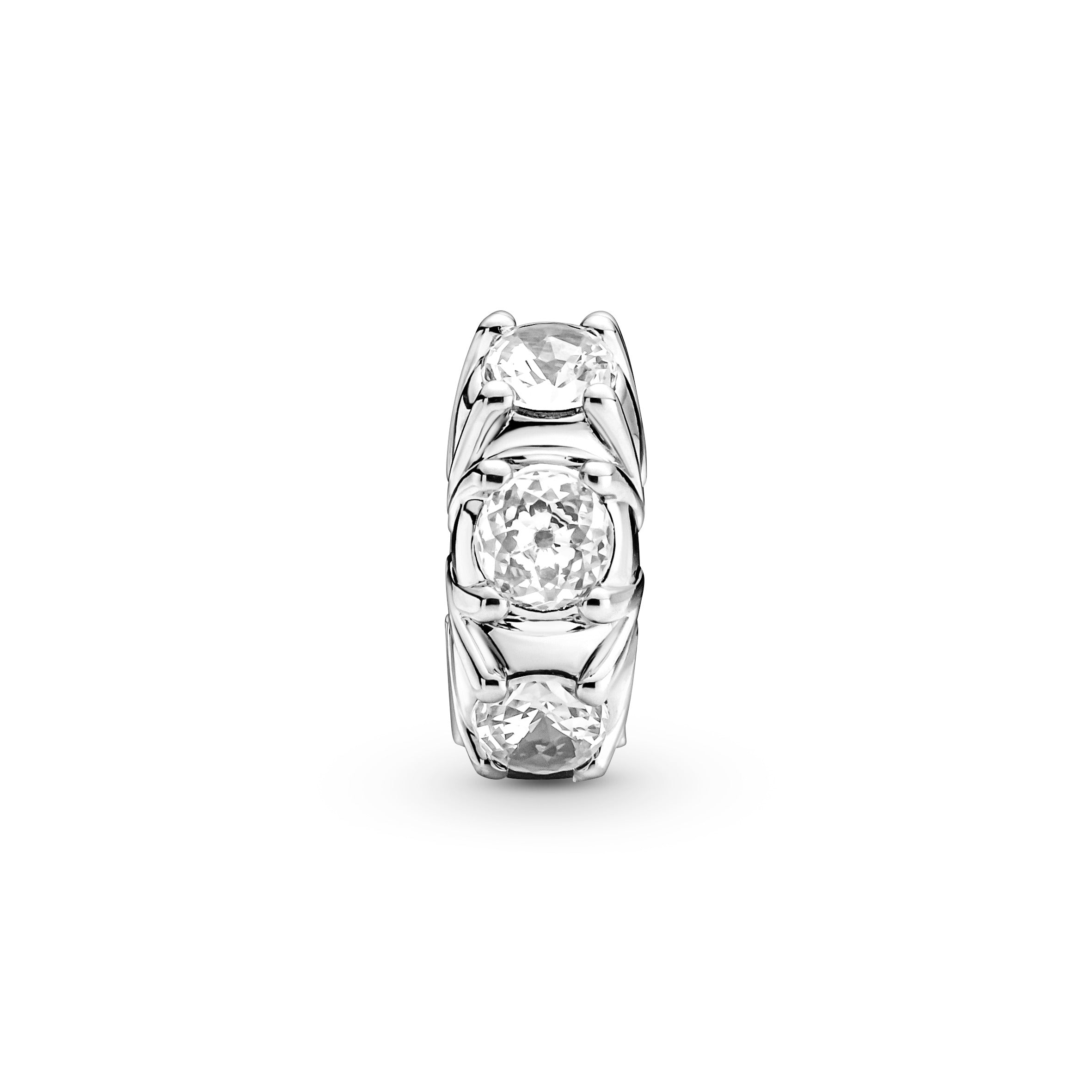 PANDORA Long Pronged Sparkling Clip Charm Cubic Zirconia Weddings Charms Bracelet Charm Jewelry Gift