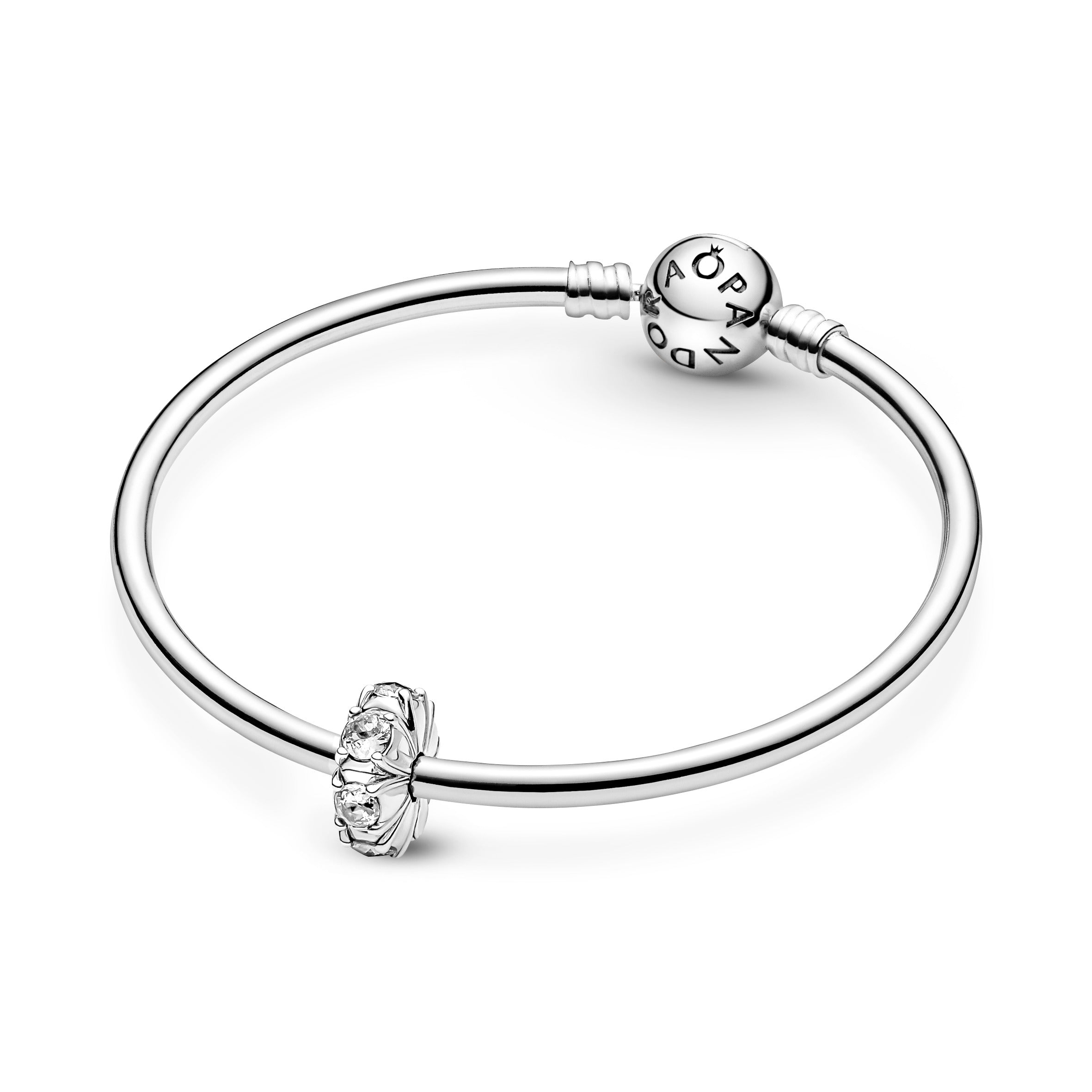 PANDORA Long Pronged Sparkling Clip Charm Cubic Zirconia Weddings Charms Bracelet Charm Jewelry Gift