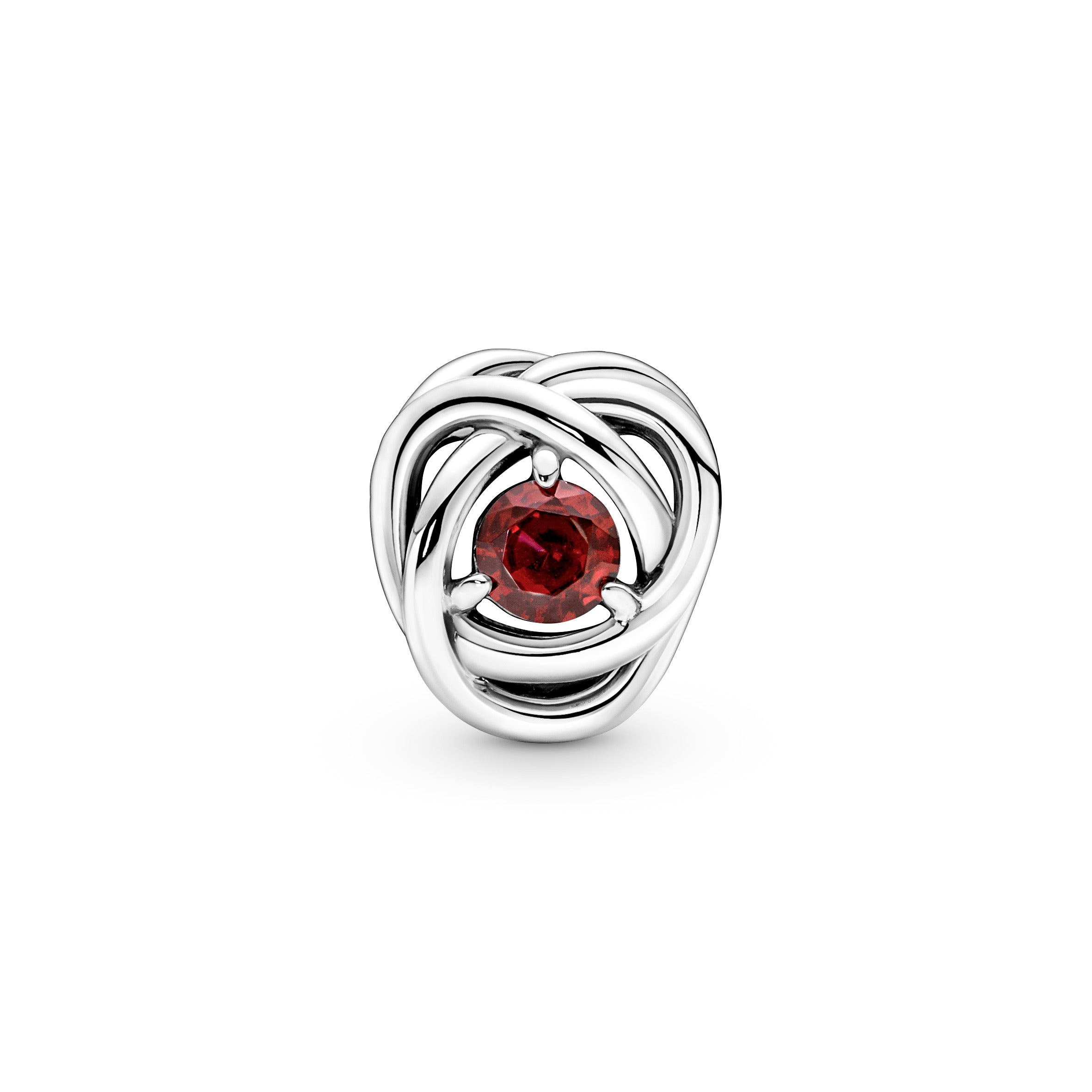 PANDORA True Red Eternity Circle Charm Sterling Silver Birthdays Charms Bracelet Charm Jewelry Gift
